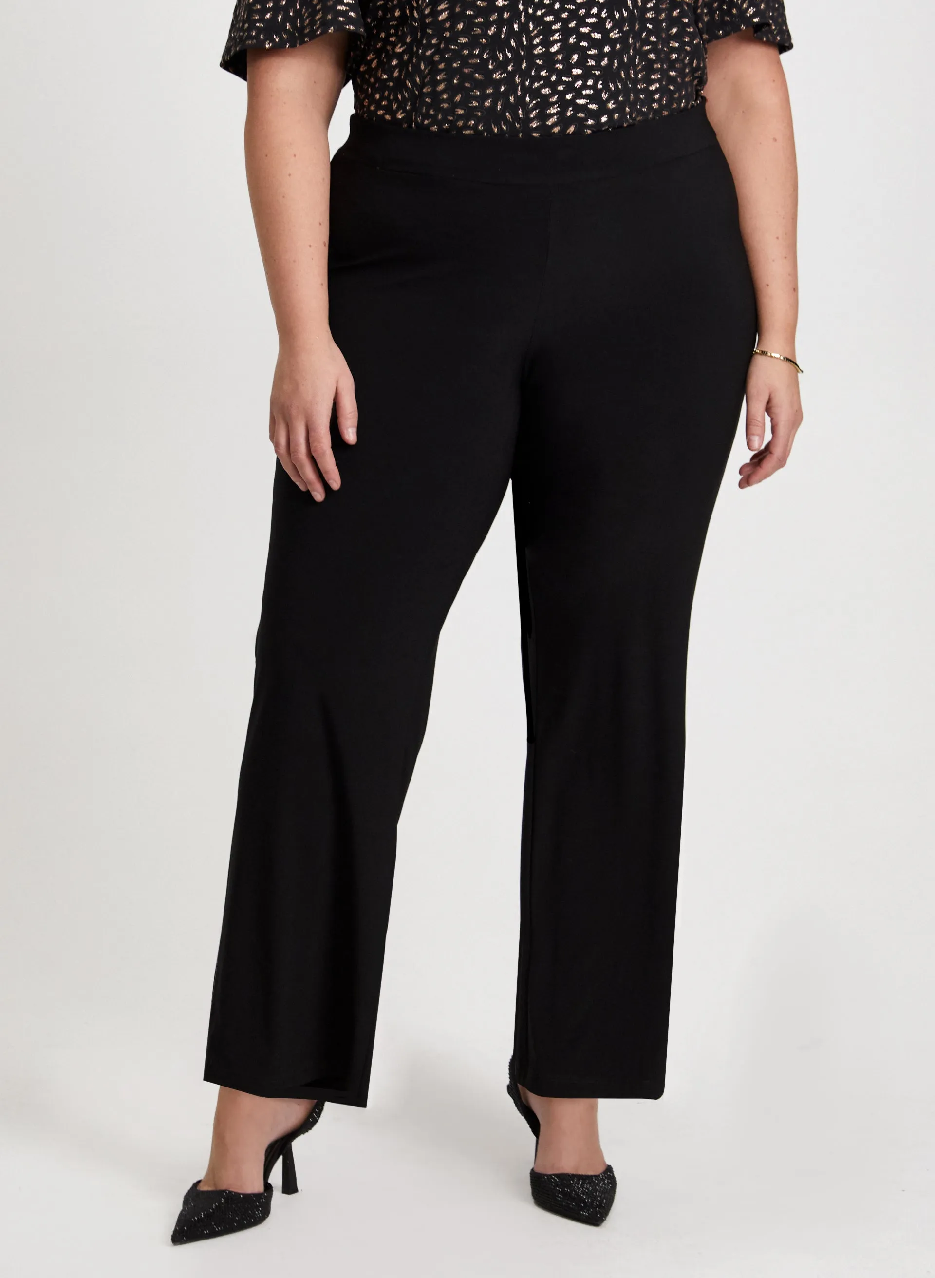 Olivia Pull-On Wide-Leg Pants - Short sold by Laura