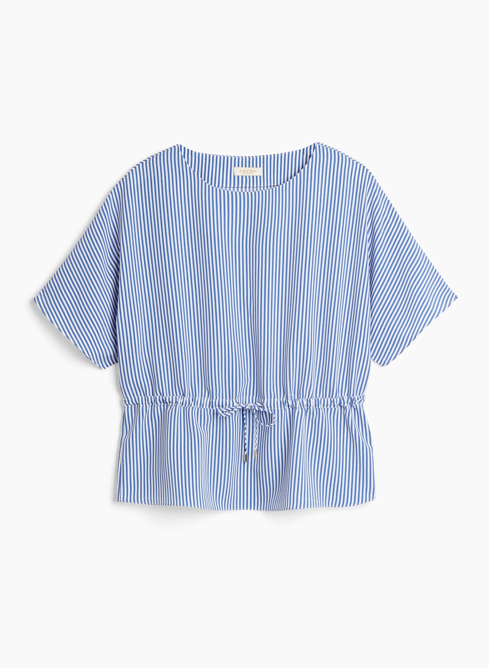 Stripe Print Short Sleeve Blouse sold by Laura product image thumbnail 5