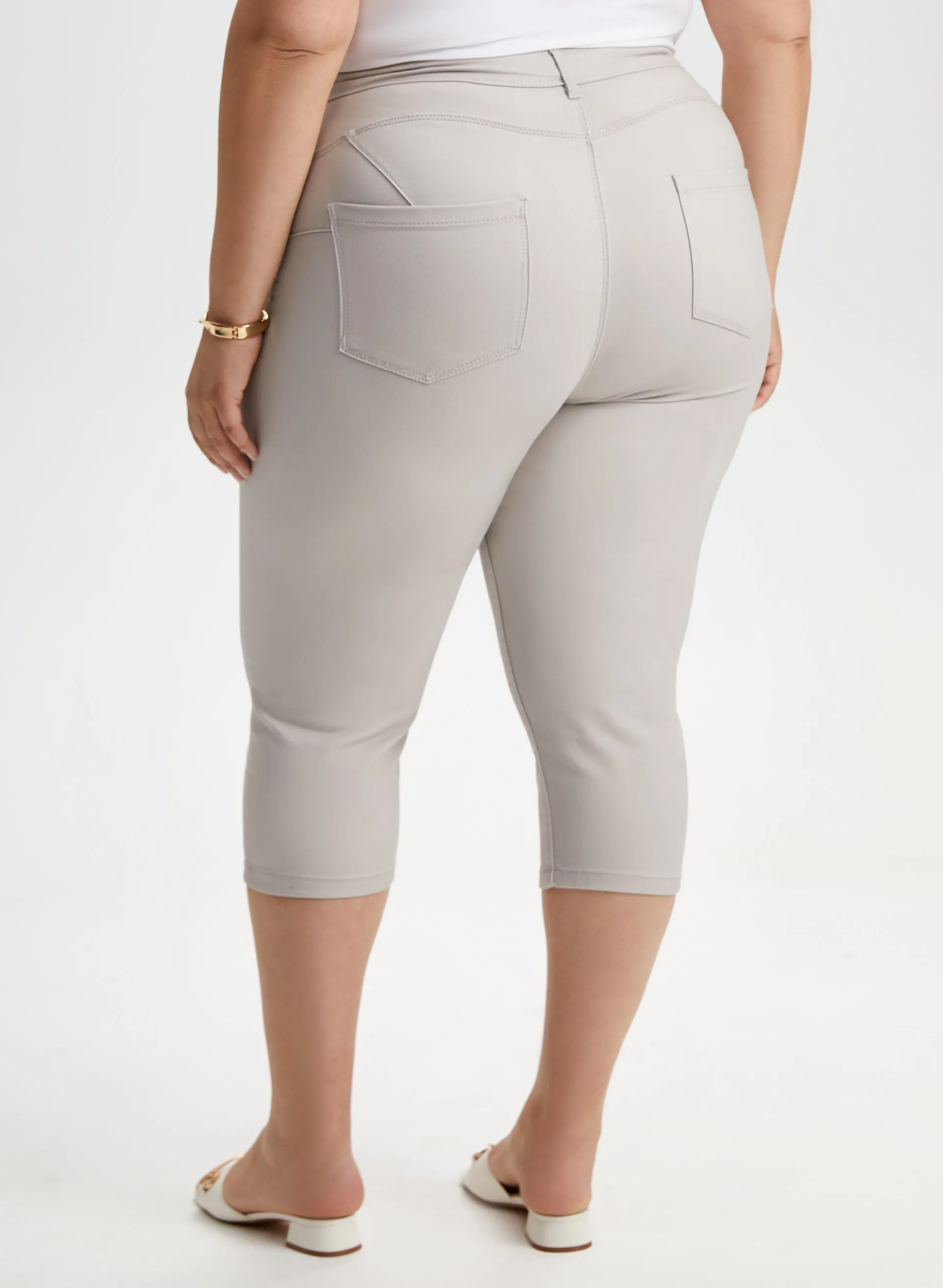 Slim Leg Denim Capri Pants sold by Laura product image thumbnail 2