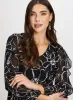 Floral Print Ruffle Sleeve Blouse sold by Laura