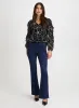 Floral Print Ruffle Sleeve Blouse sold by Laura