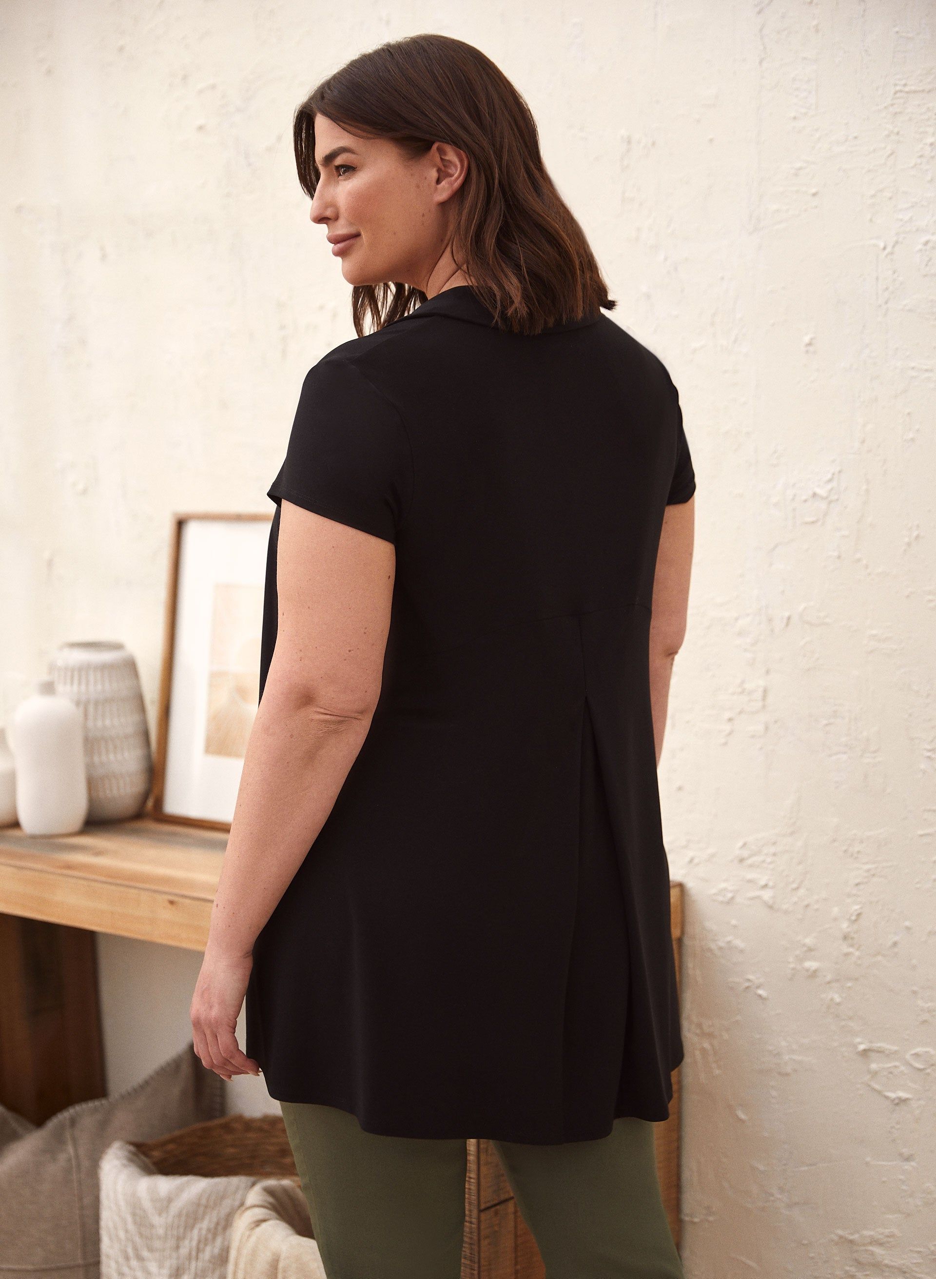 Joseph Ribkoff - Asymmetric Tunic sold by Laura product image thumbnail 4