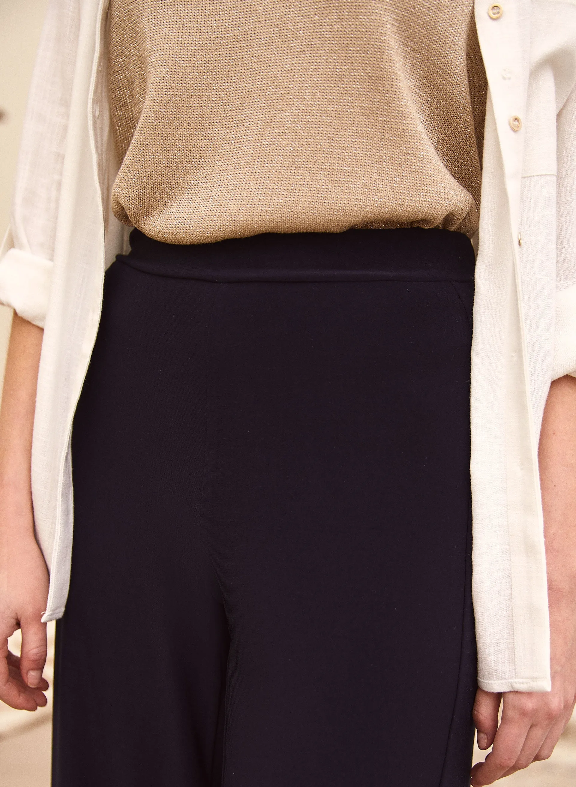 Wide Leg Pull-On Capris sold by Laura product image thumbnail 4