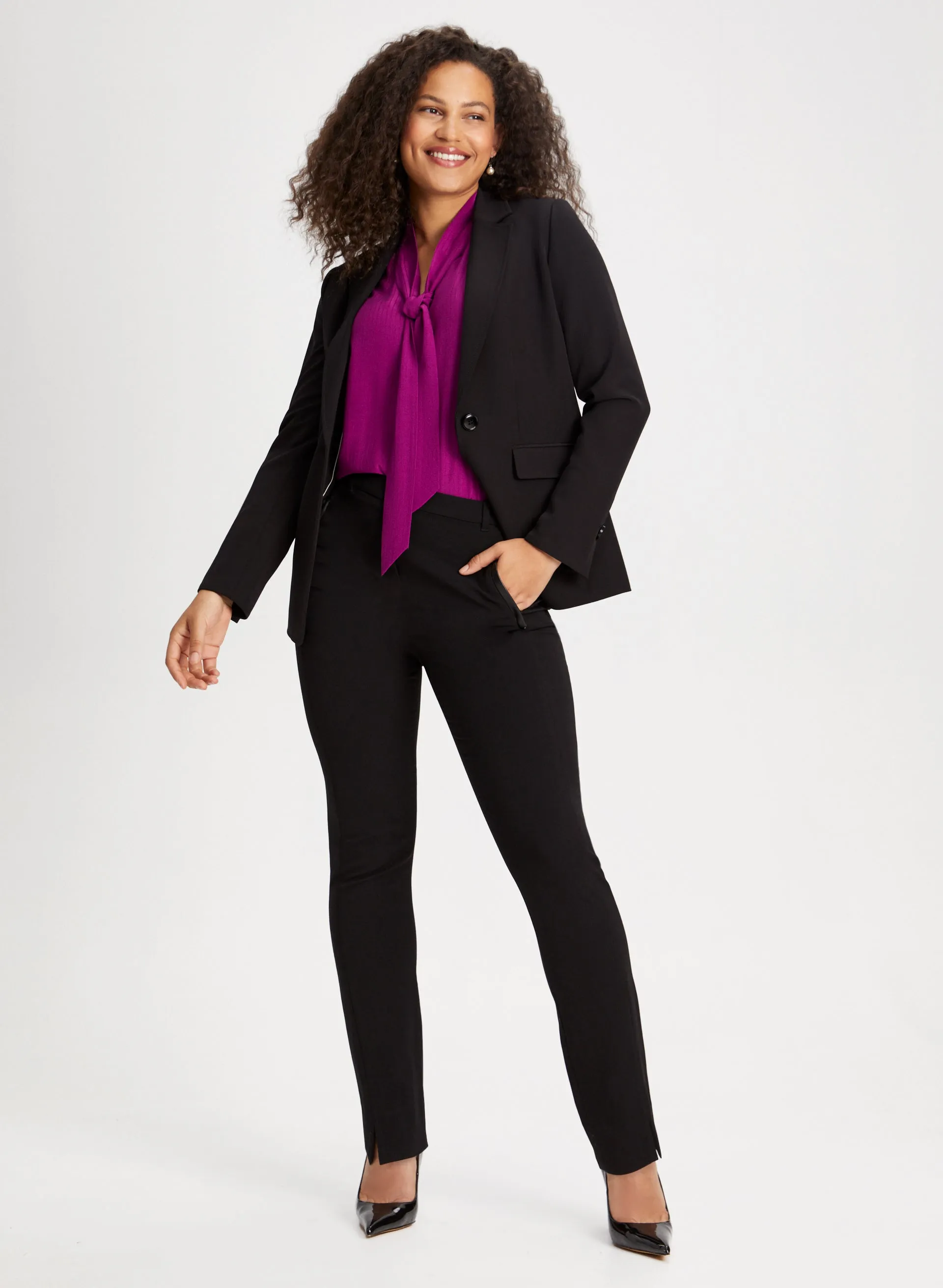 Tie Neck Sleeveless Blouse sold by Laura product image thumbnail 3