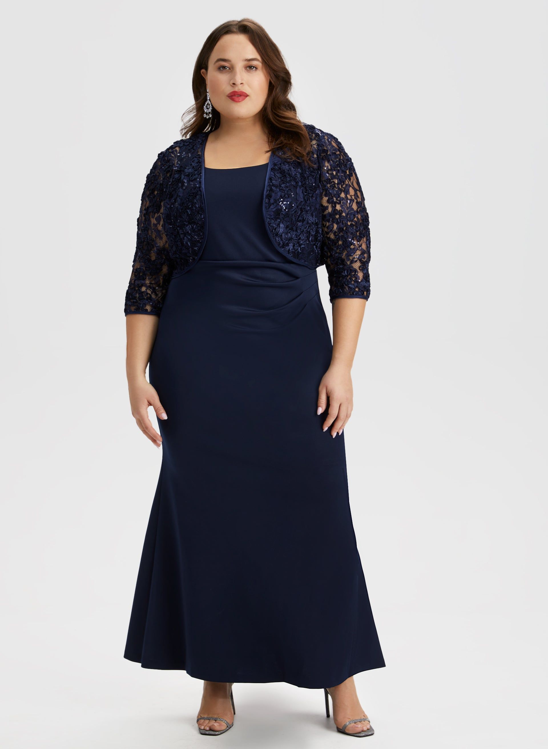 Dress & Embroidered Bolero Set sold by Laura