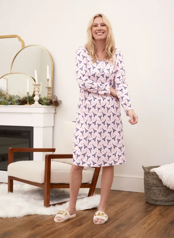 Paris Print Nightgown sold by Laura