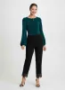 Glitter Top & Lace Trim Pants sold by Laura