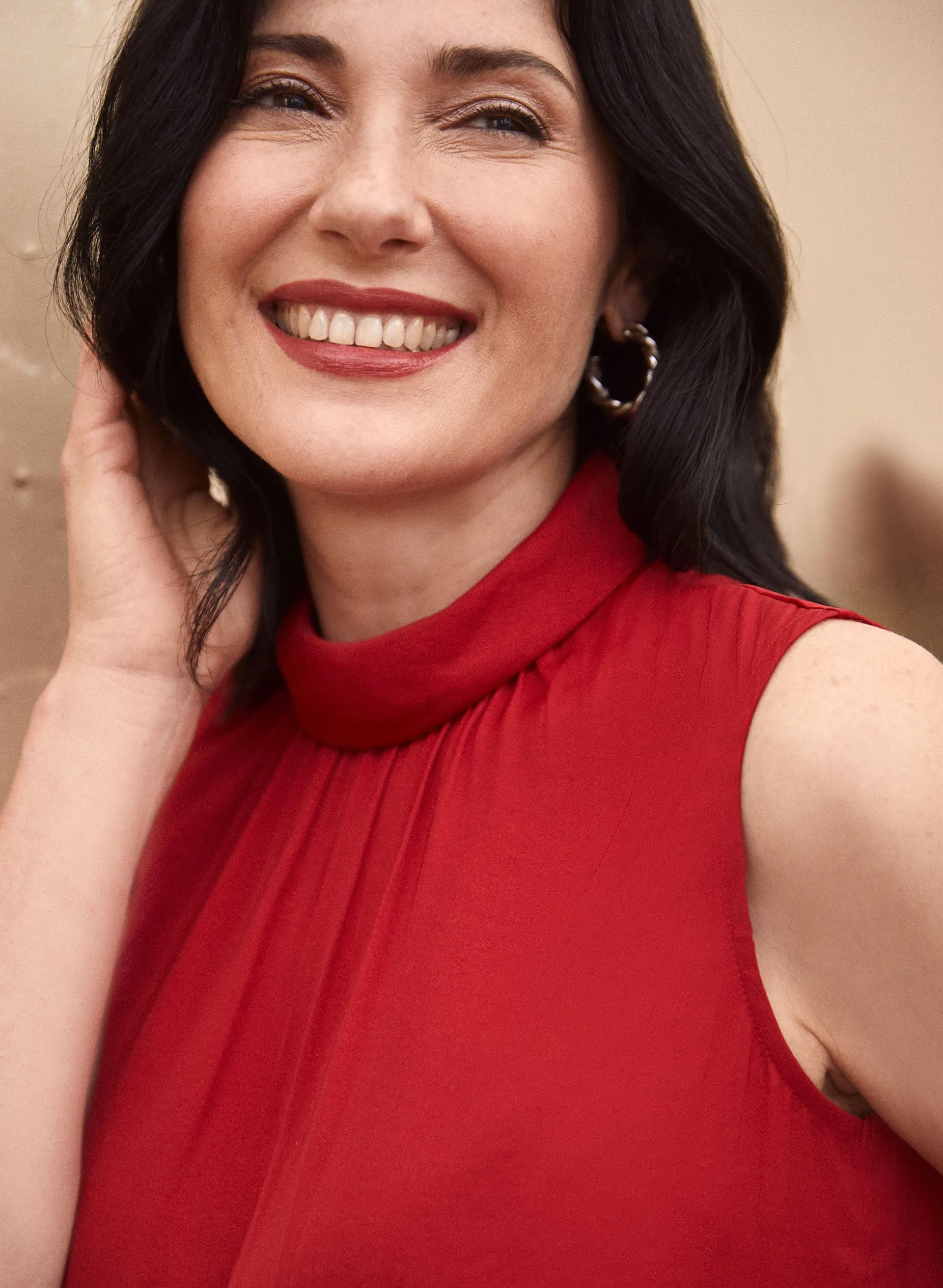 Sleeveless Mock Neck Blouse sold by Laura product image thumbnail 2