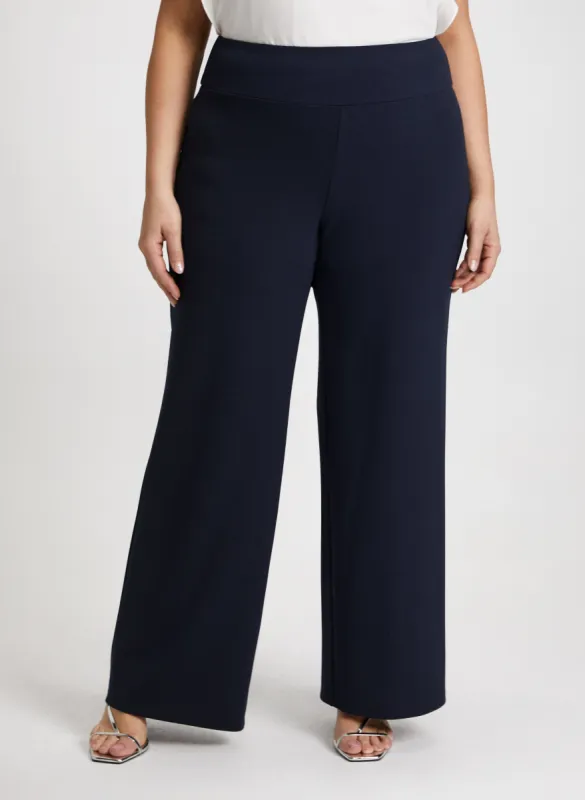 Olivia Pull-On Wide-Leg Pants sold by Laura