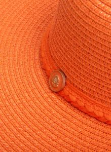 Wide Brim Chain Detail Straw Hat sold by Laura