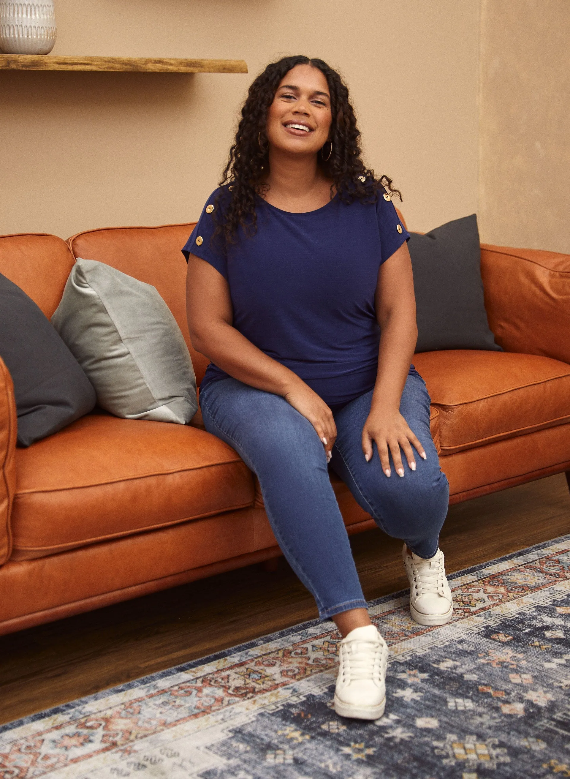 Slim Leg Pull-On Jeans sold by Laura product image thumbnail 3