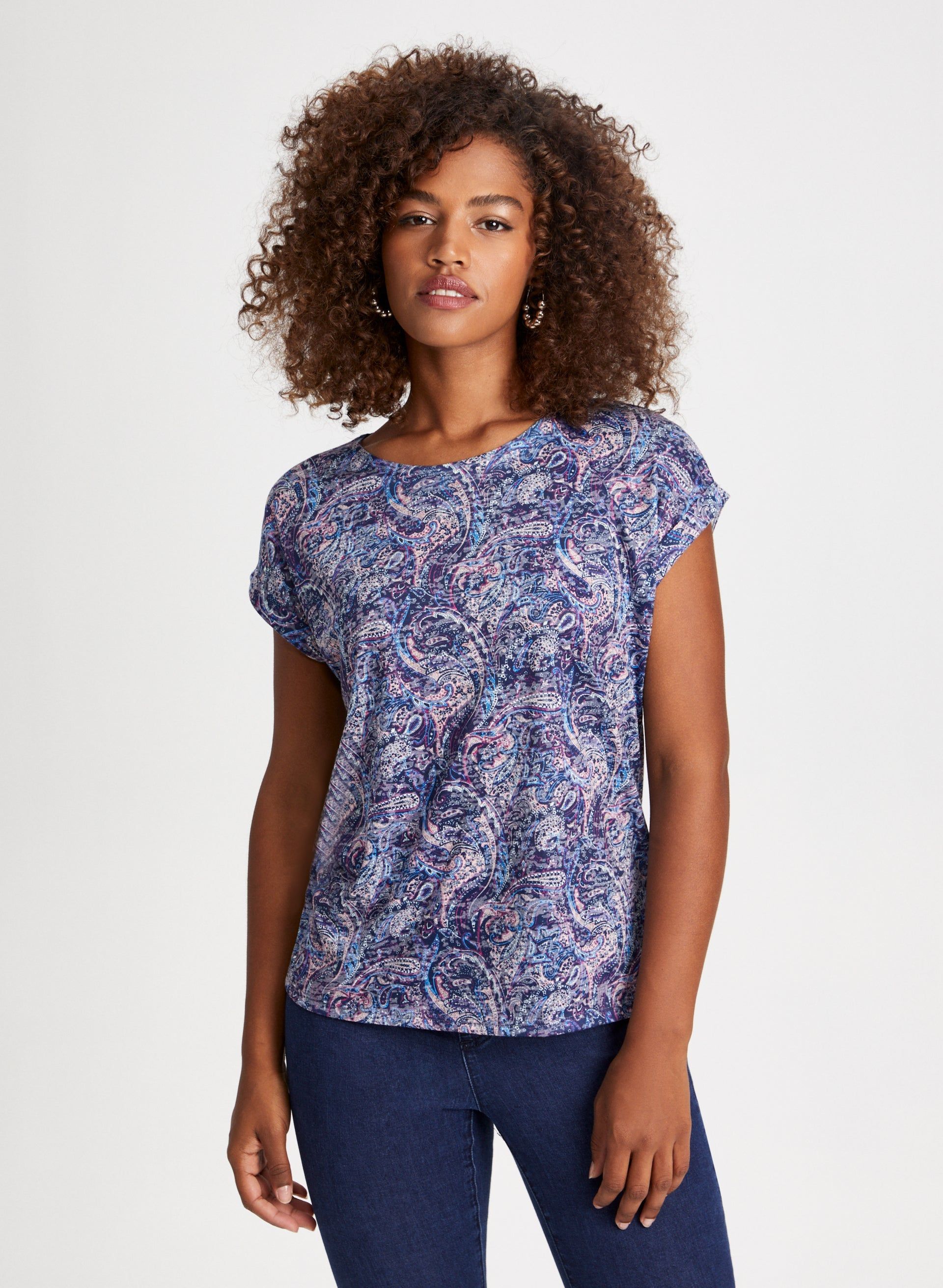 Paisley Print Tee sold by Laura