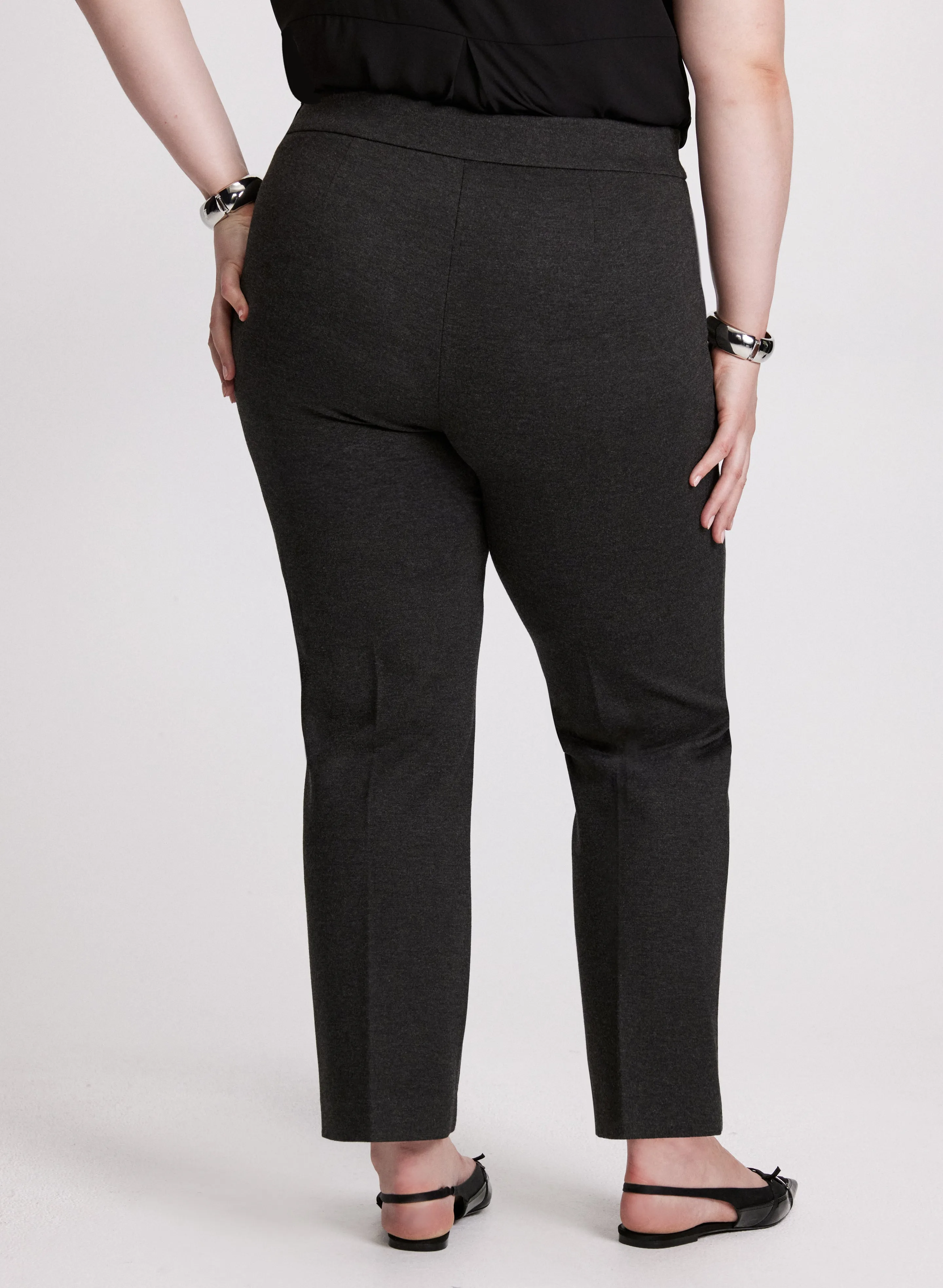 Sofia Pull-On Straight-Leg Pants sold by Laura product image thumbnail 3
