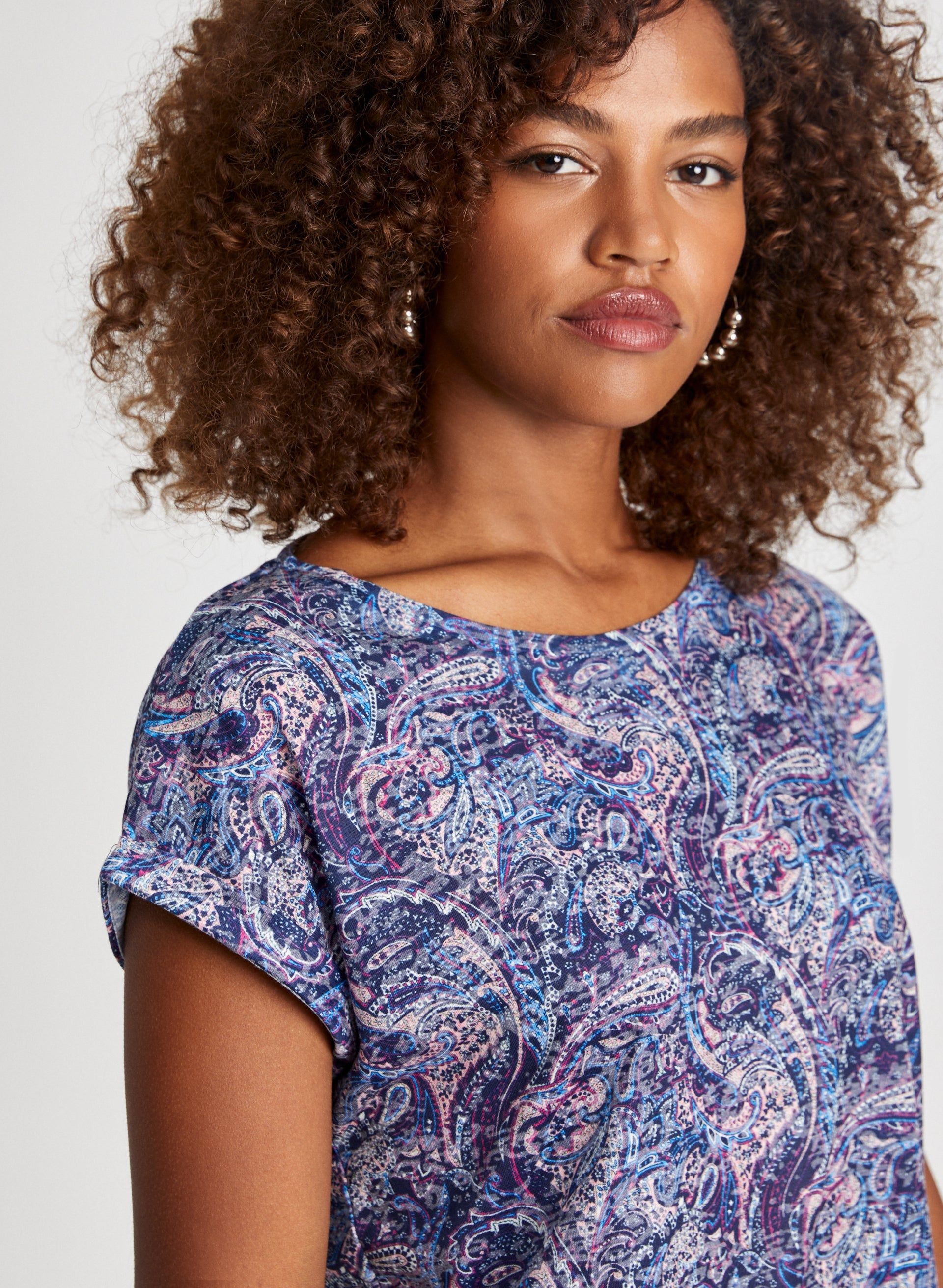 Paisley Print Tee sold by Laura product image thumbnail 2