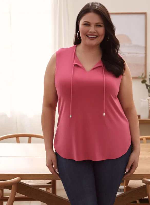 Joseph Ribkoff - Drawstring Detail Top made by Laura