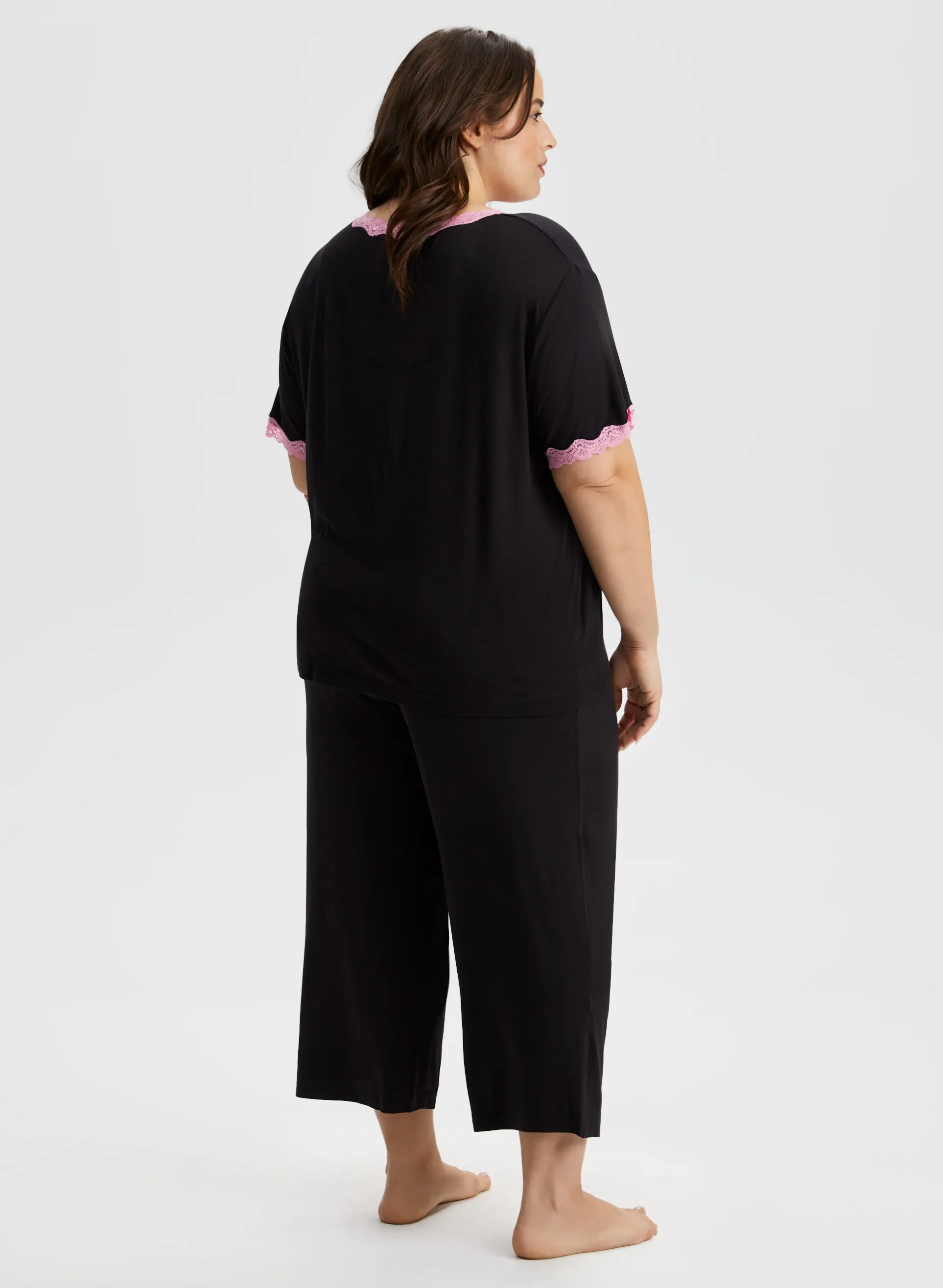 Lace Trim Pyjama Set sold by Laura product image thumbnail 2