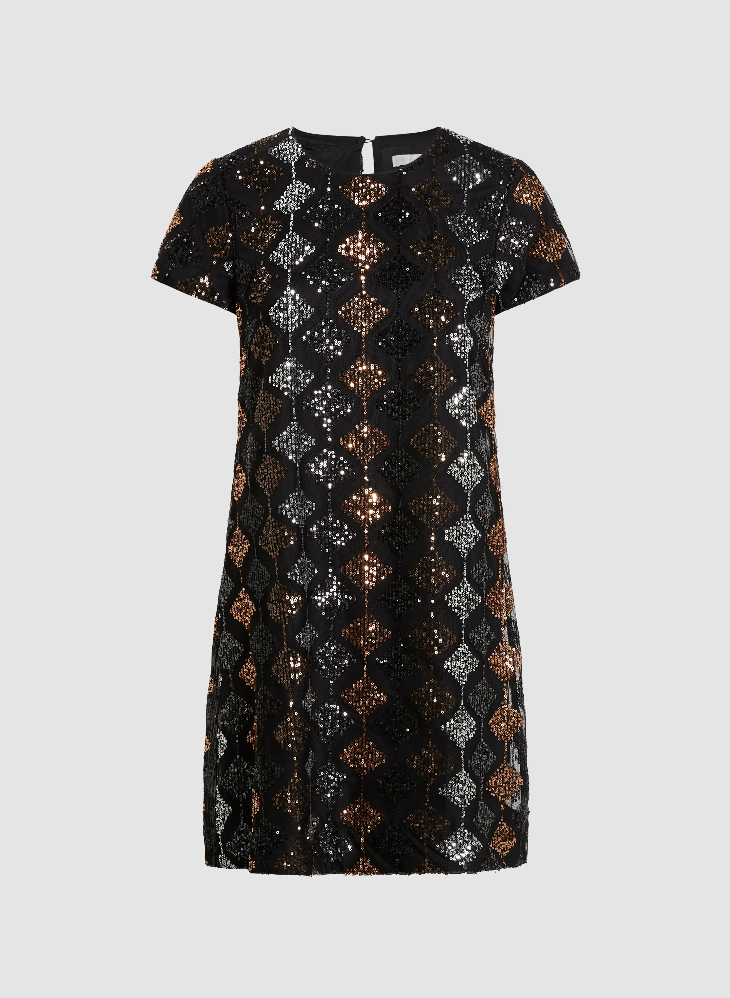 Diamond Motif Sequin Dress sold by Laura product image thumbnail 5