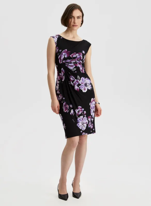 Floral Print Pleated Dress sold by Laura