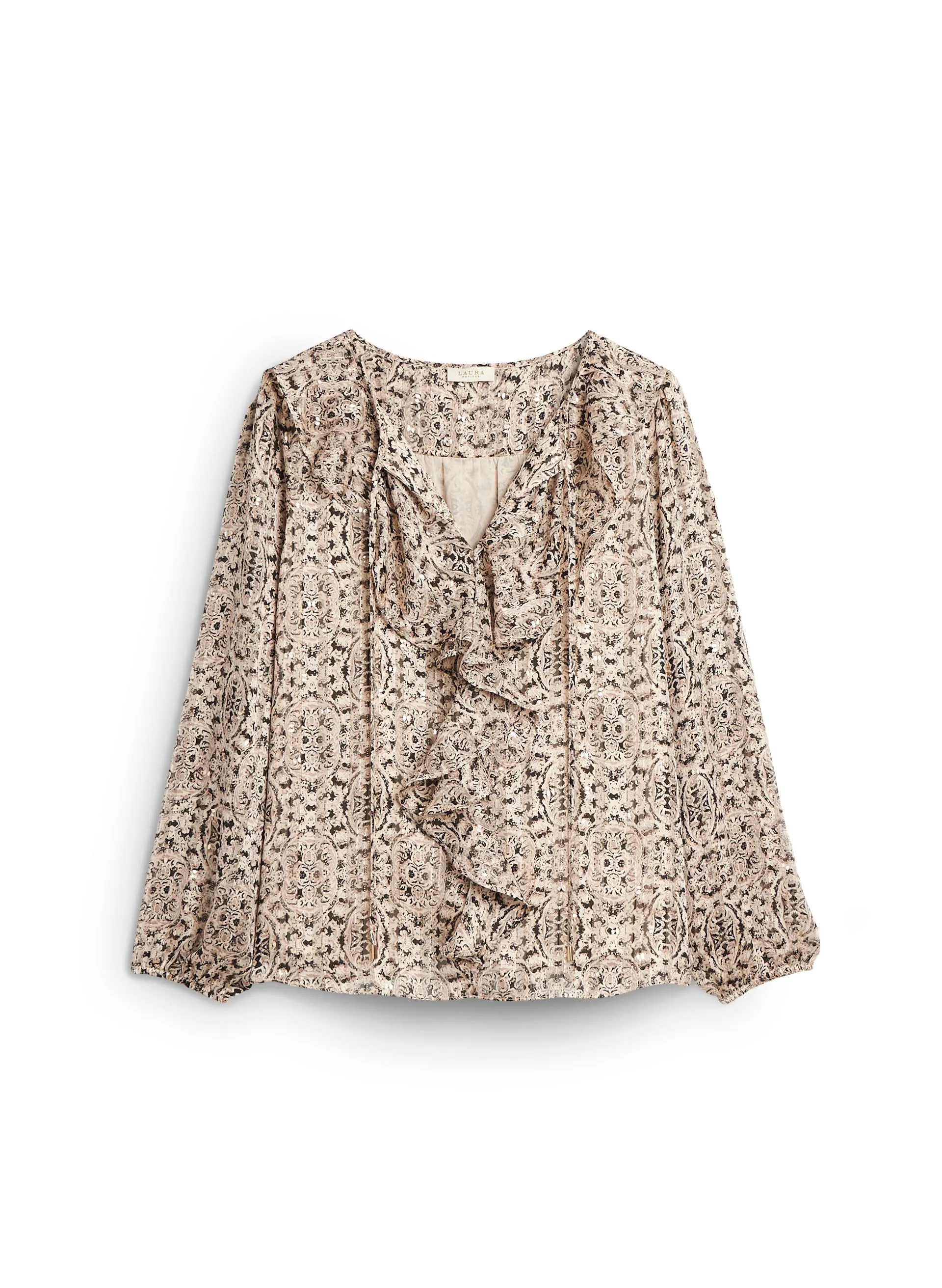 Cascading Ruffle Blouse sold by Laura product image thumbnail 5