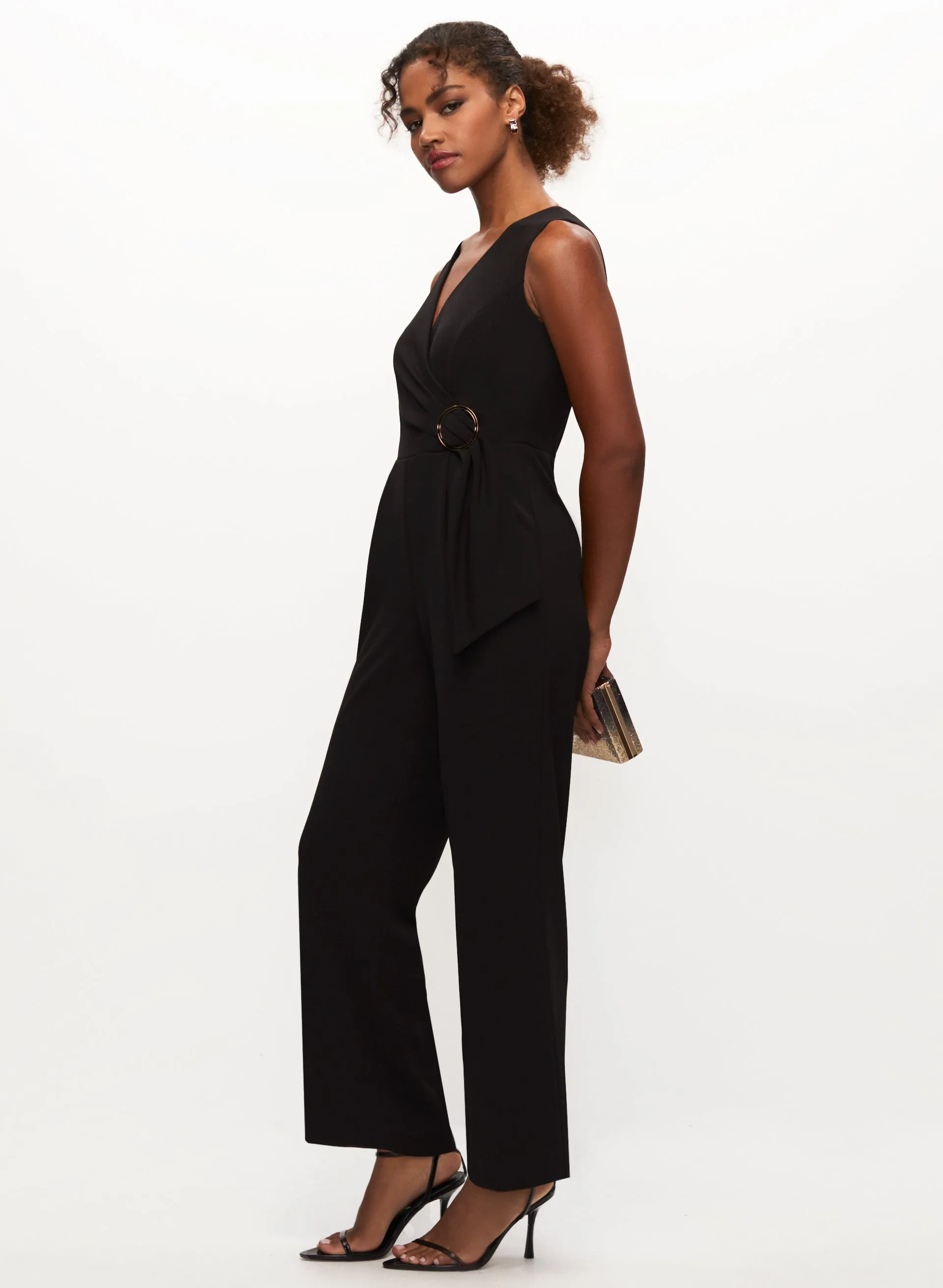 Crossover Wide Leg Jumpsuit sold by Laura product image thumbnail 3