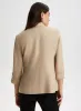 Linen Blend Notch Collar Blazer sold by Laura