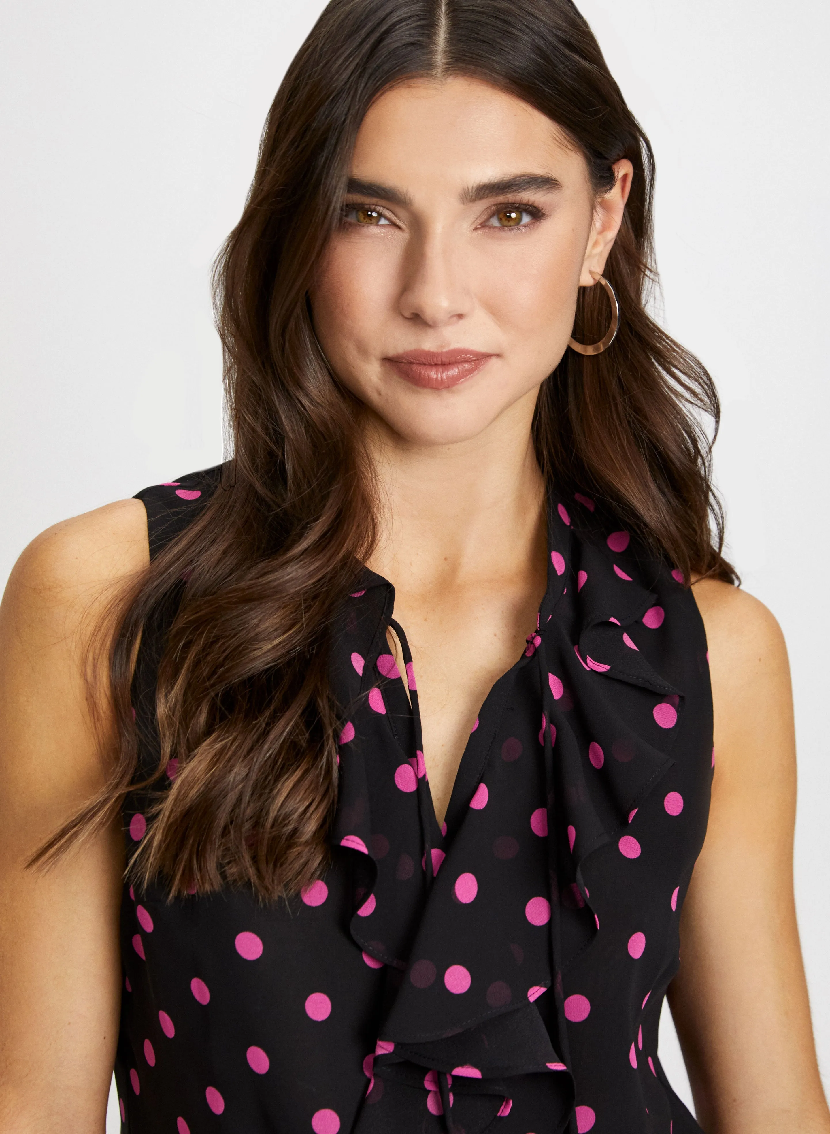 Sleeveless Polka Dot Top sold by Laura product image thumbnail 2