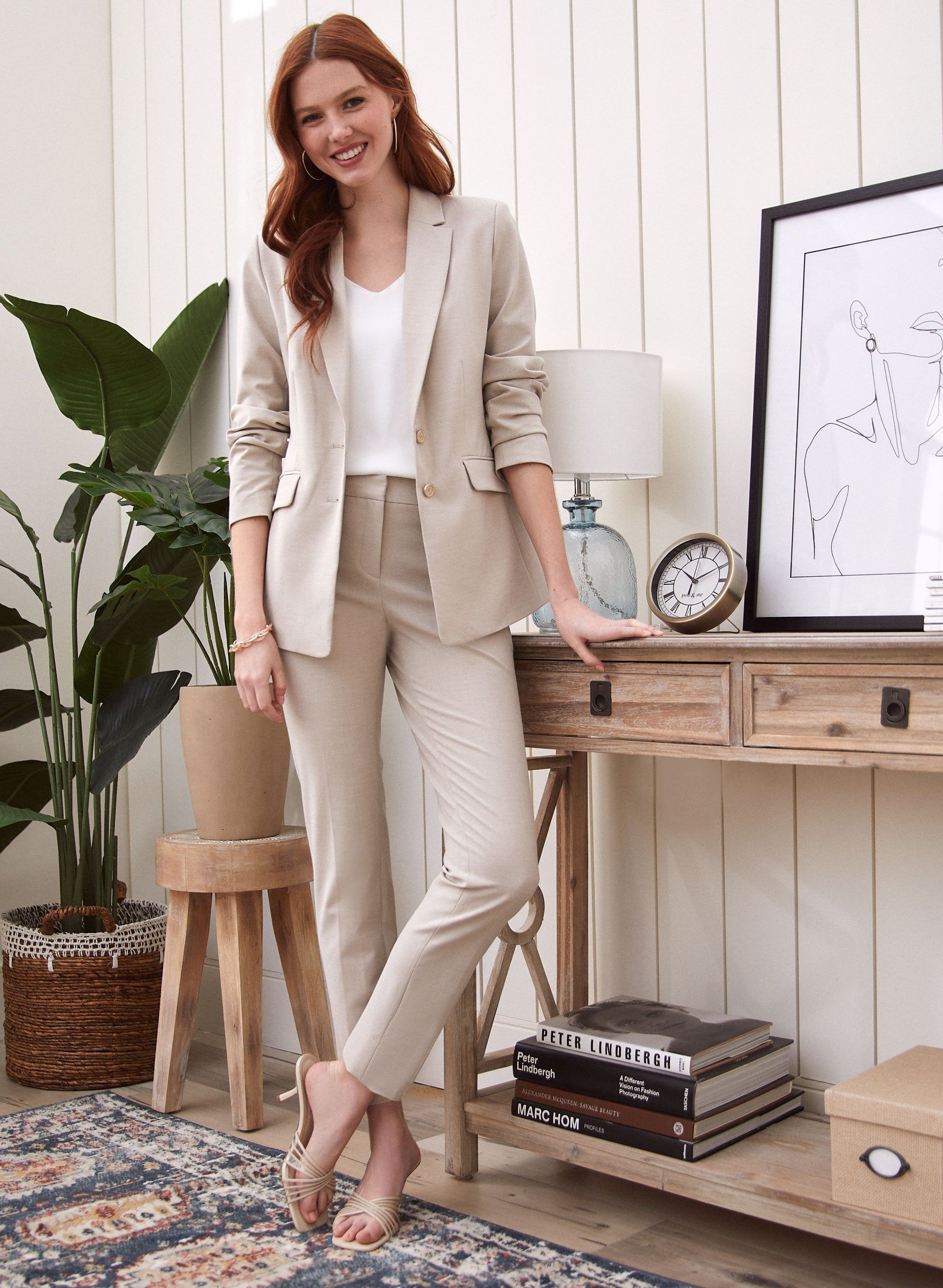 3/4 Sleeve Button-Down Blouse sold by Laura product image thumbnail 3