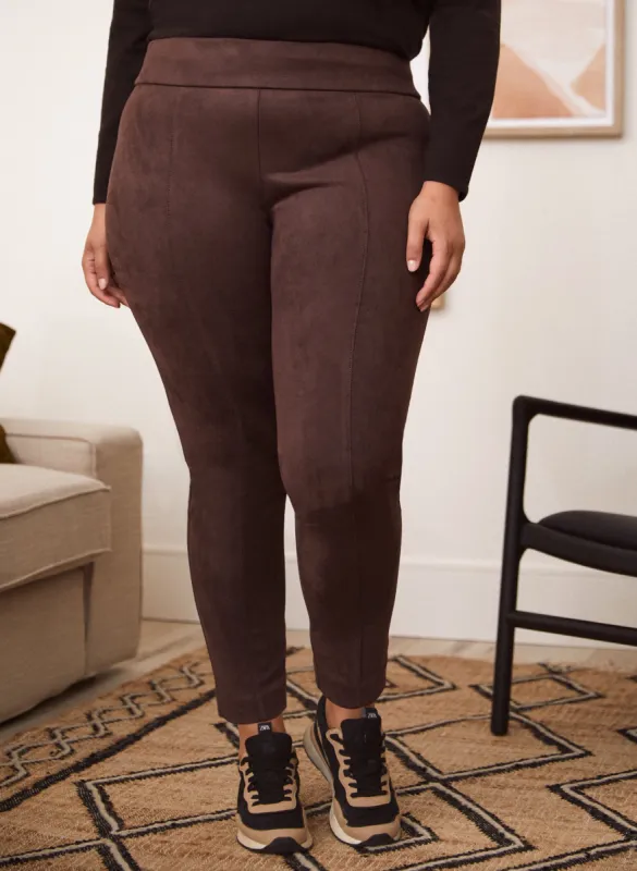 Suede Pull On Leggings sold by Laura