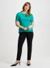 Button Detail Top & Slim Leg Pants sold by Laura