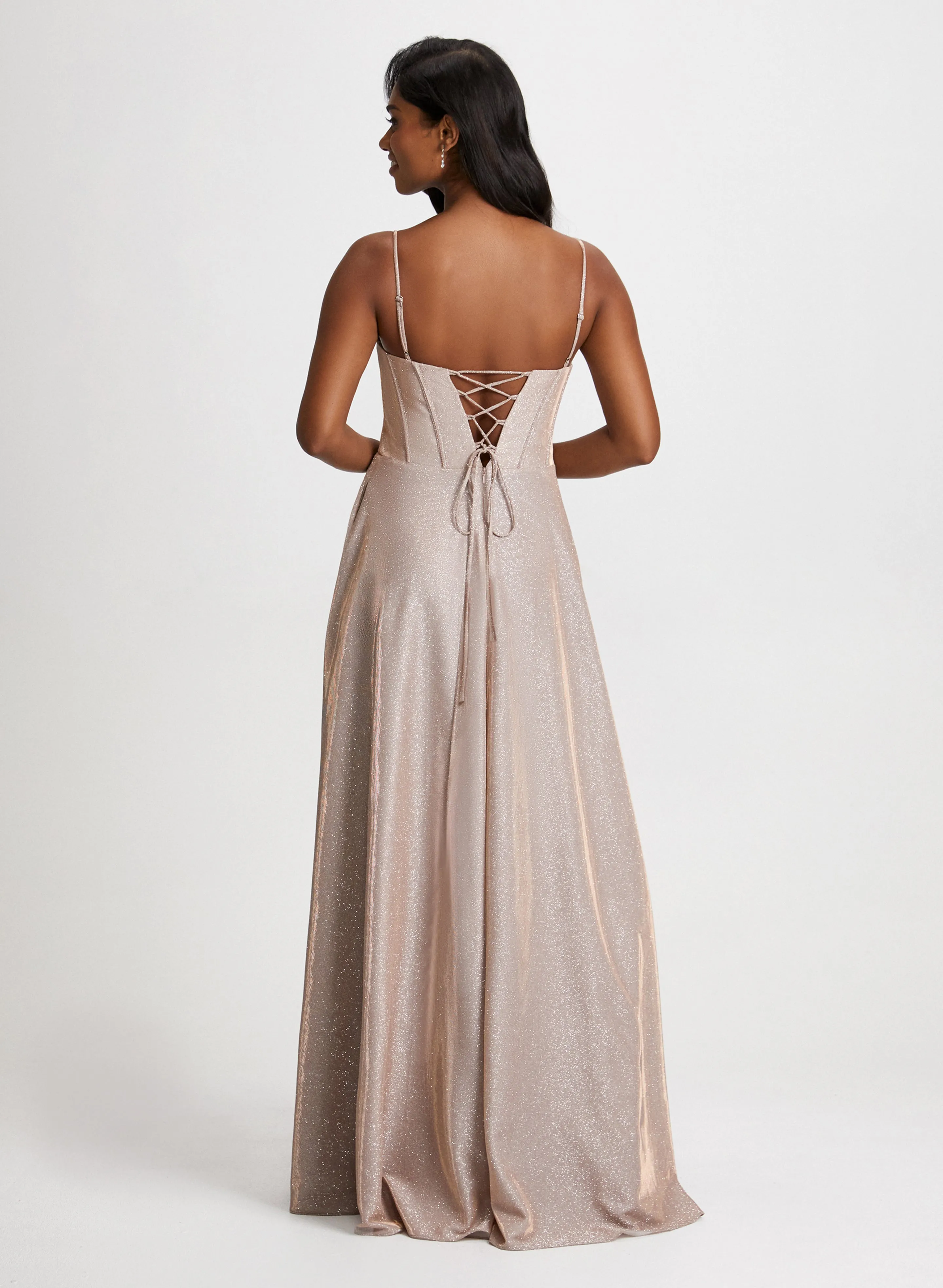 Knit Metallic Dress sold by Laura product image thumbnail 3