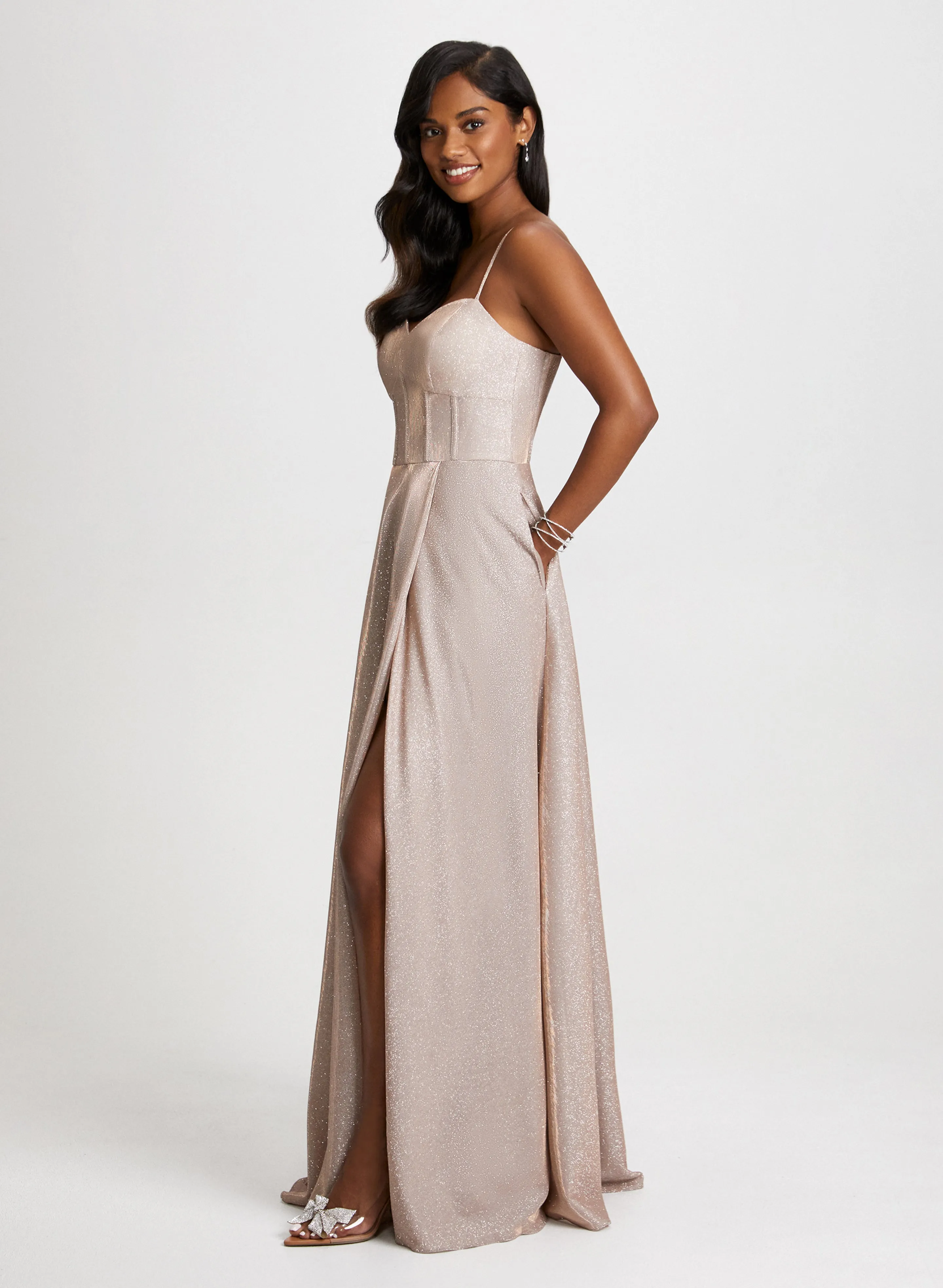 Knit Metallic Dress sold by Laura product image thumbnail 2