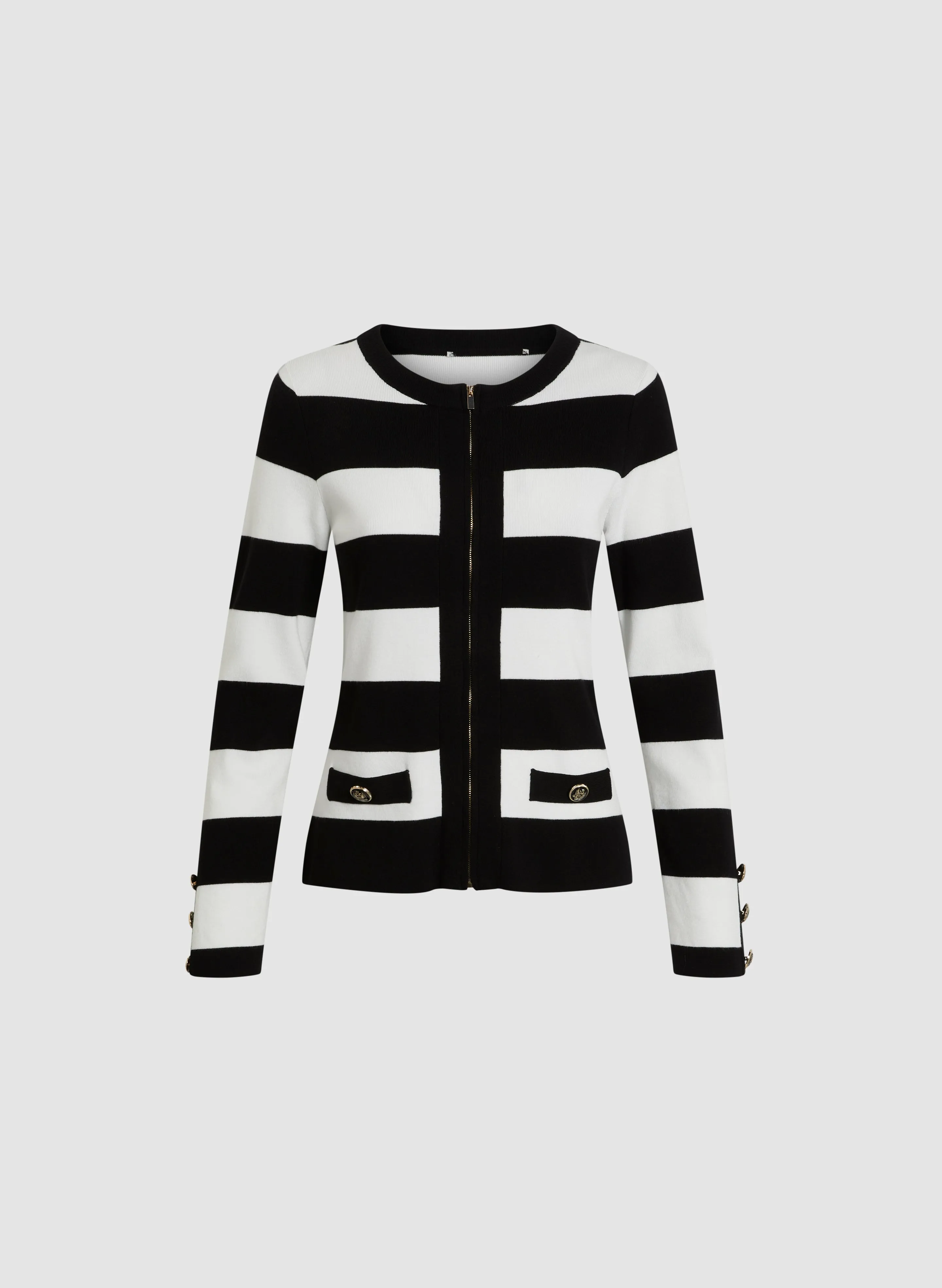 Stripe Print Cardigan sold by Laura product image thumbnail 5