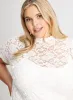Lace Cap Sleeve Top sold by Laura