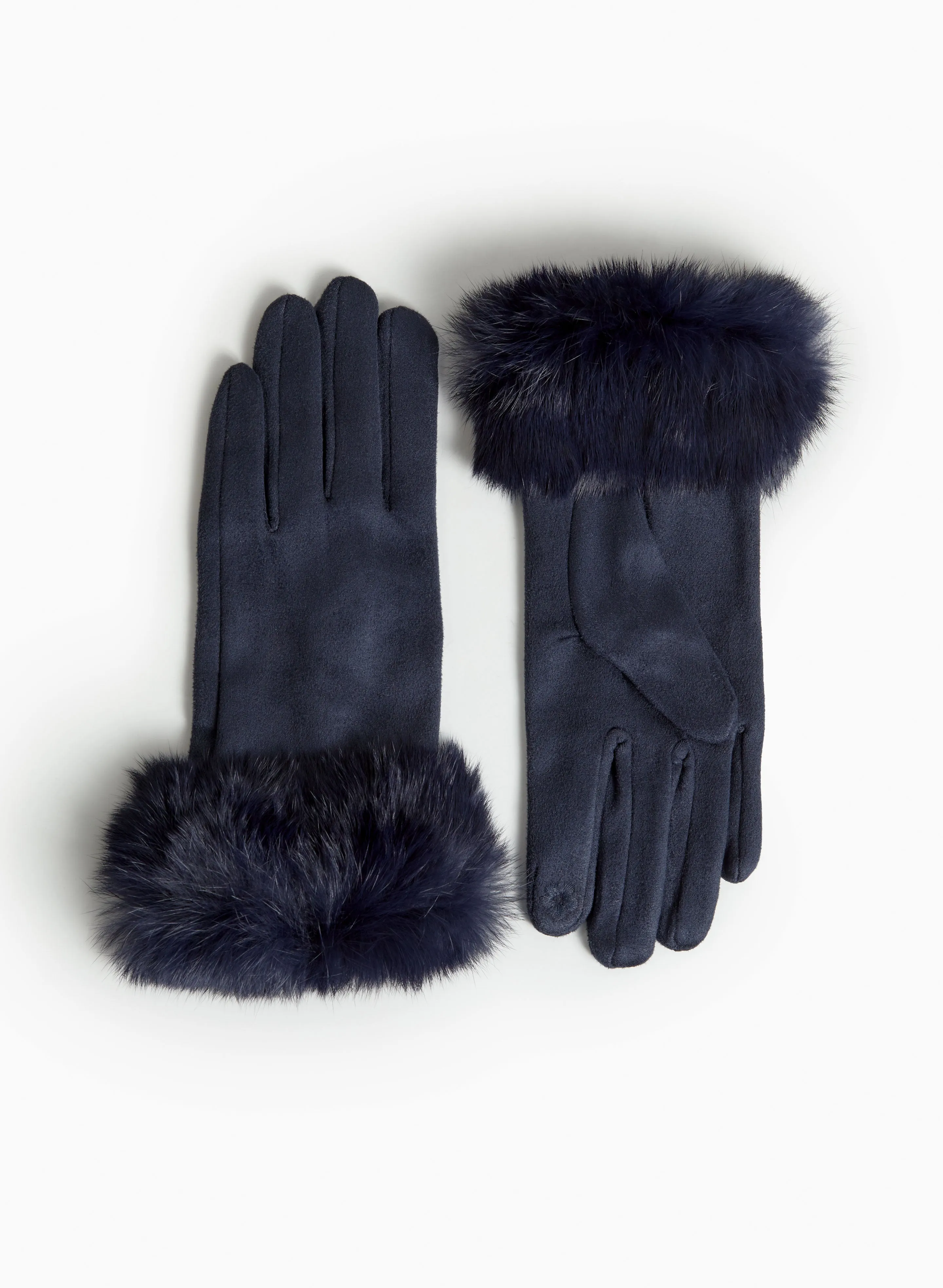 Genuine Fur Cuff Gloves sold by Laura