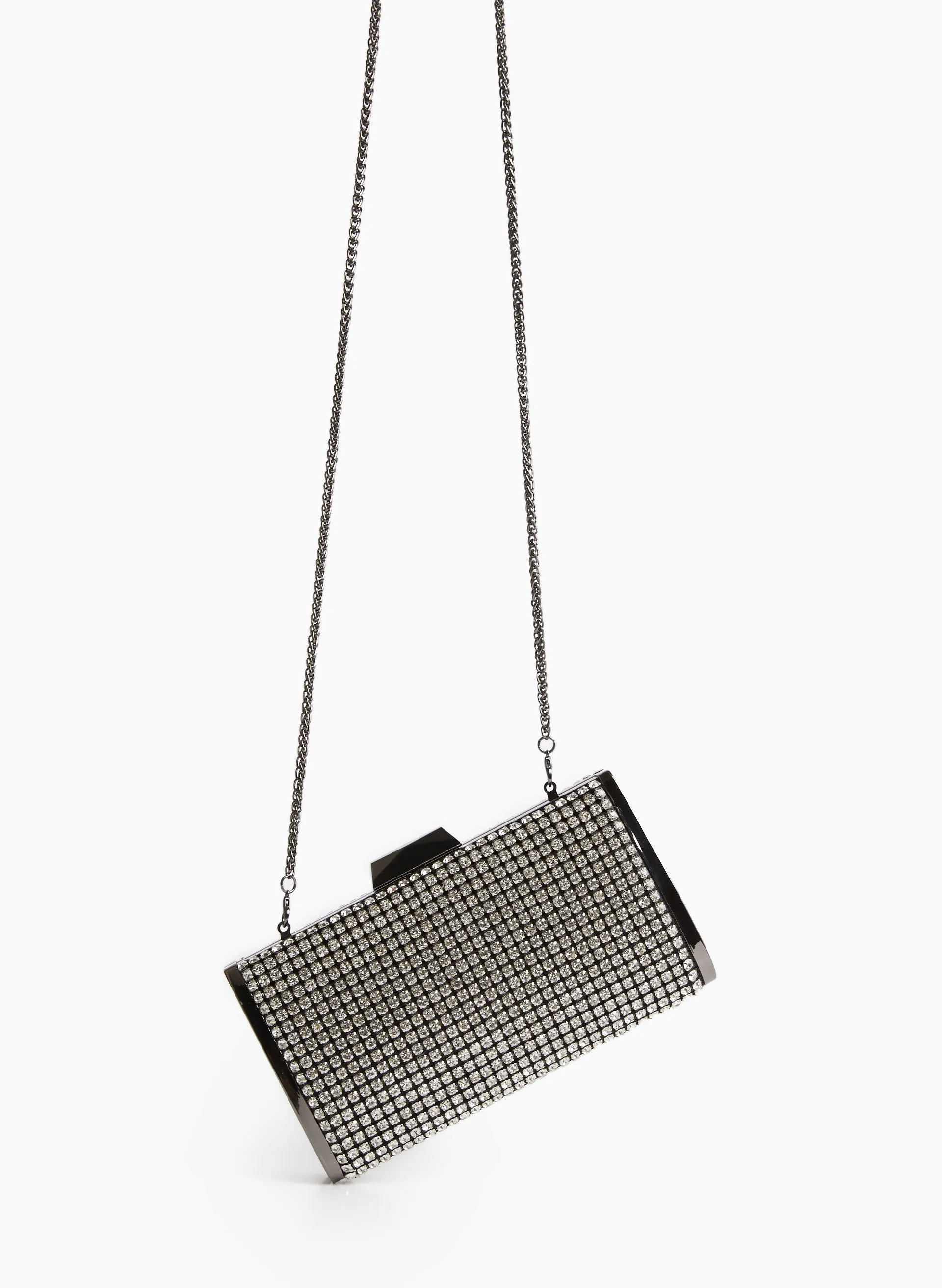 Crystal Box Clutch sold by Laura