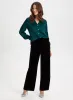Velour Pants & Satin Blouse sold by Laura