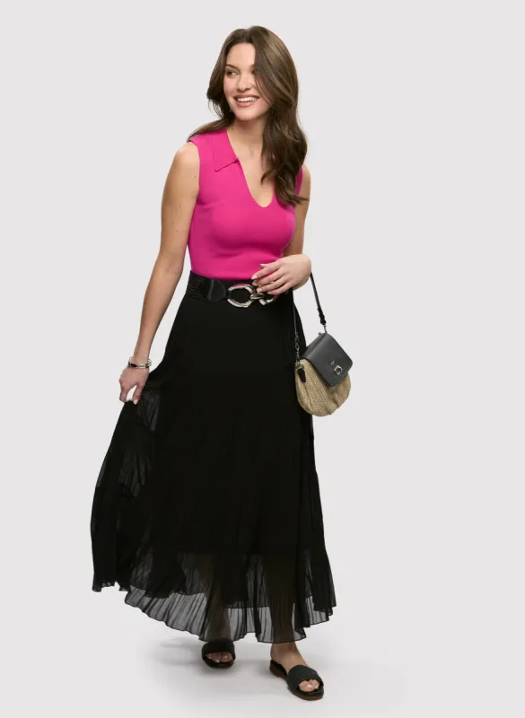 Lightweight Knit Sleeveless Top & Pull-On Maxi Skirt sold by Laura