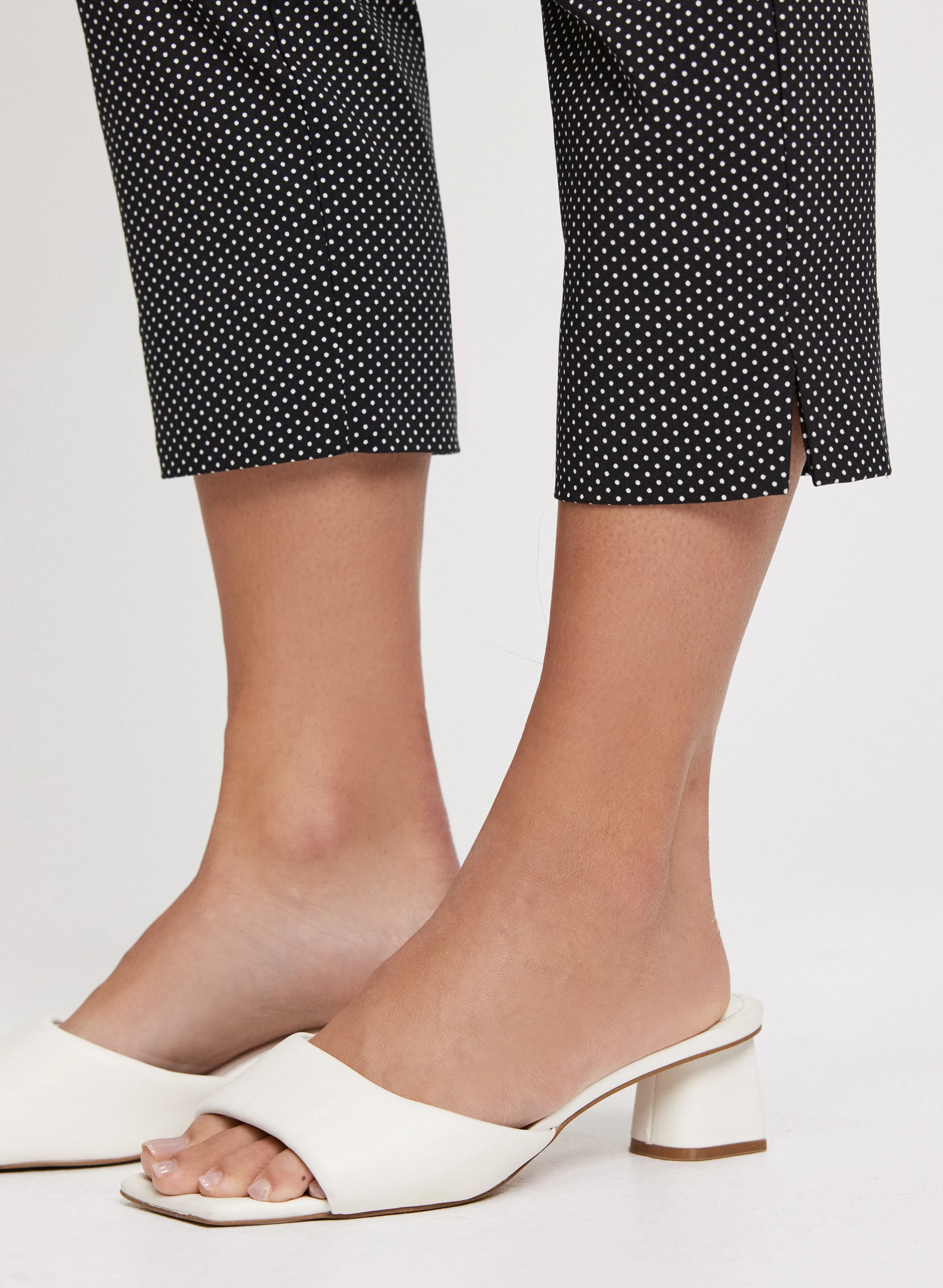 Pull-On Micro Dot Capri Pants sold by Laura product image thumbnail 5