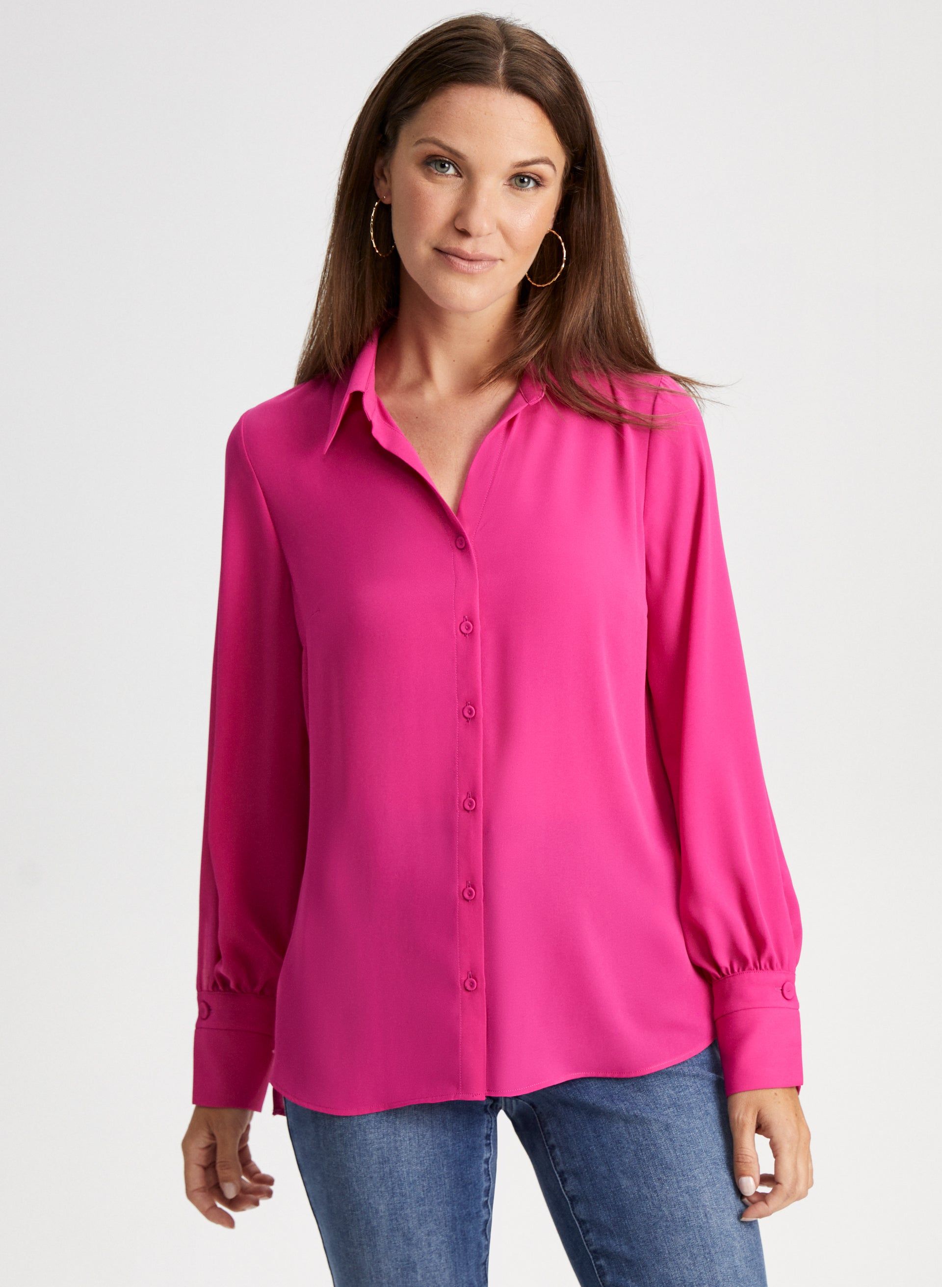High-Low Long Sleeve Blouse sold by Laura product image thumbnail 5
