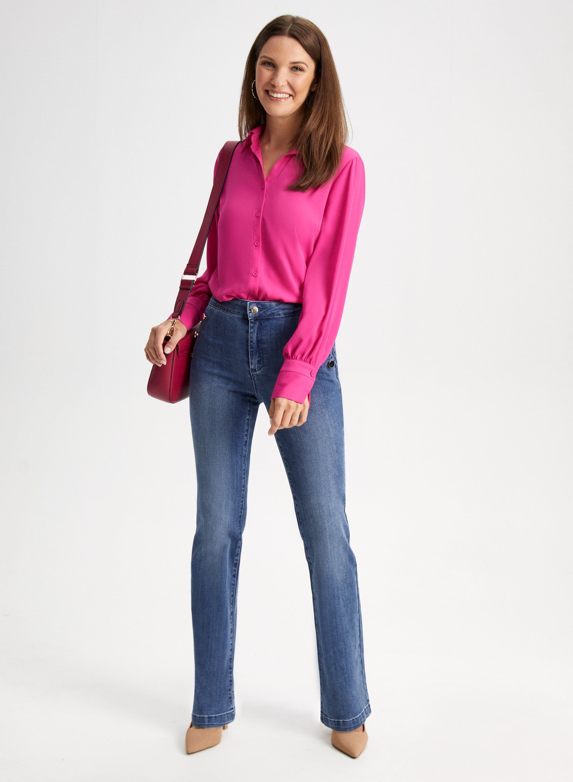 High-Low Long Sleeve Blouse sold by Laura product image thumbnail 3