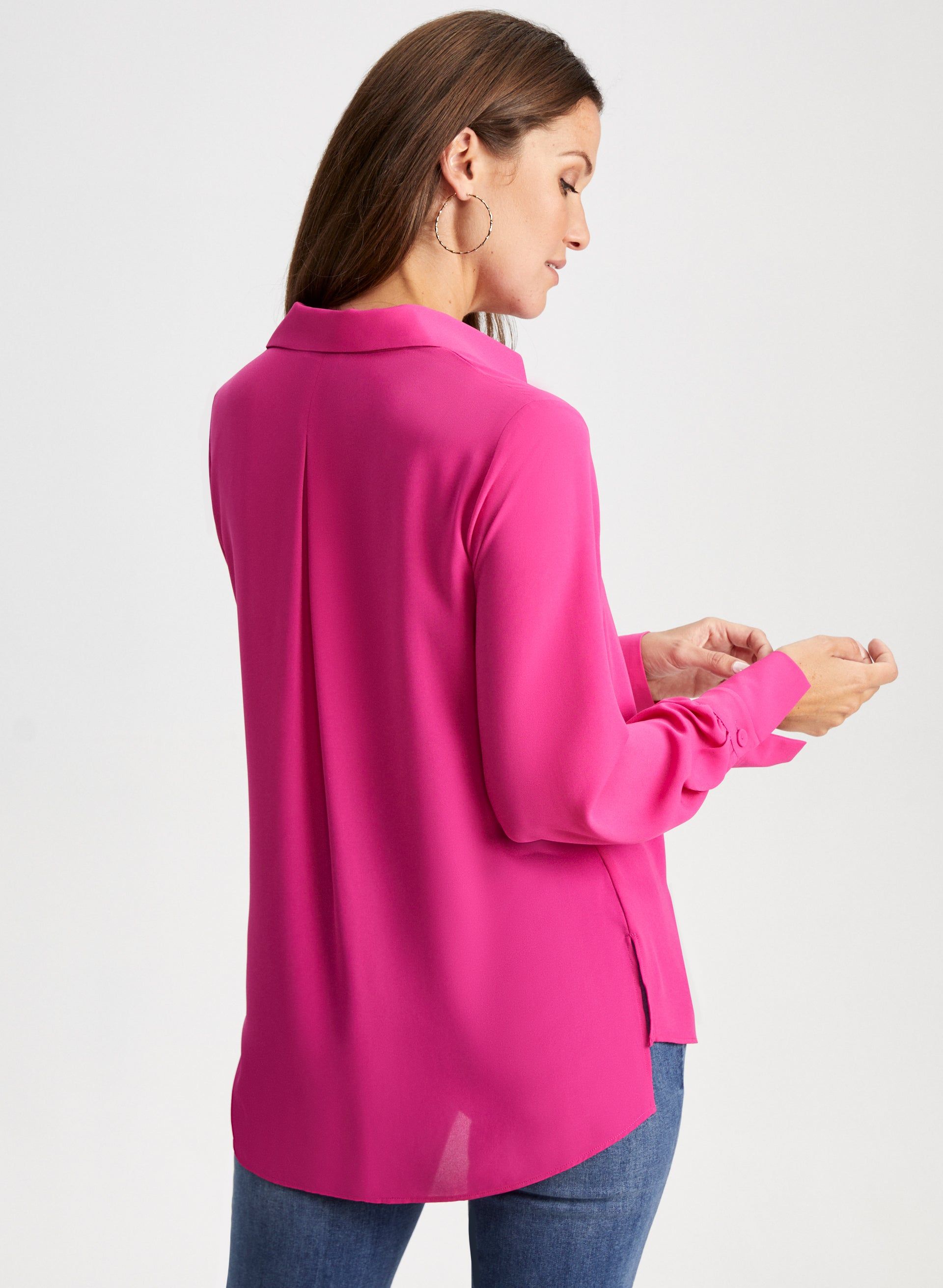 High-Low Long Sleeve Blouse sold by Laura product image thumbnail 4