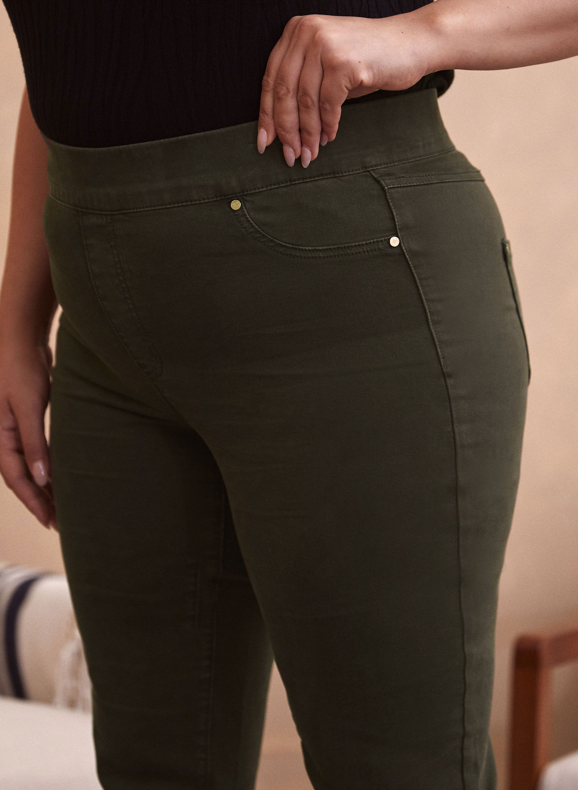 Pull-On Straight Leg Jeans sold by Laura product image thumbnail 3