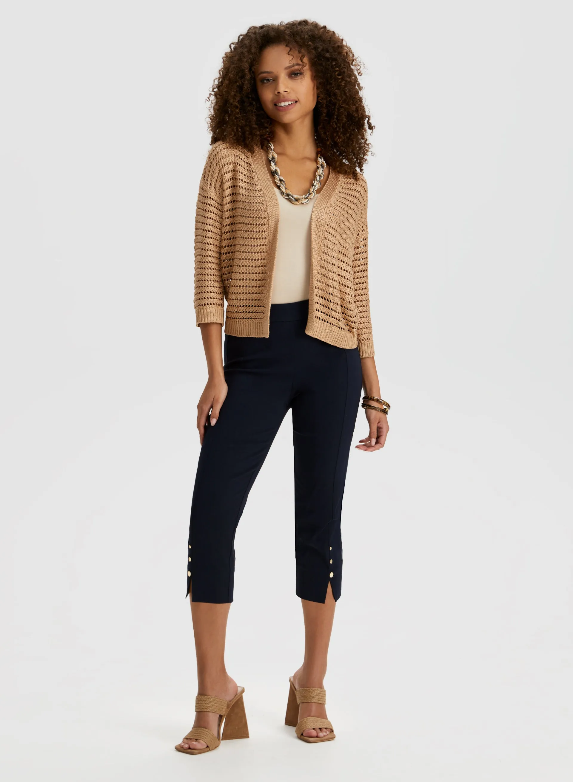 Open Front Knitted Cardigan sold by Laura product image thumbnail 3