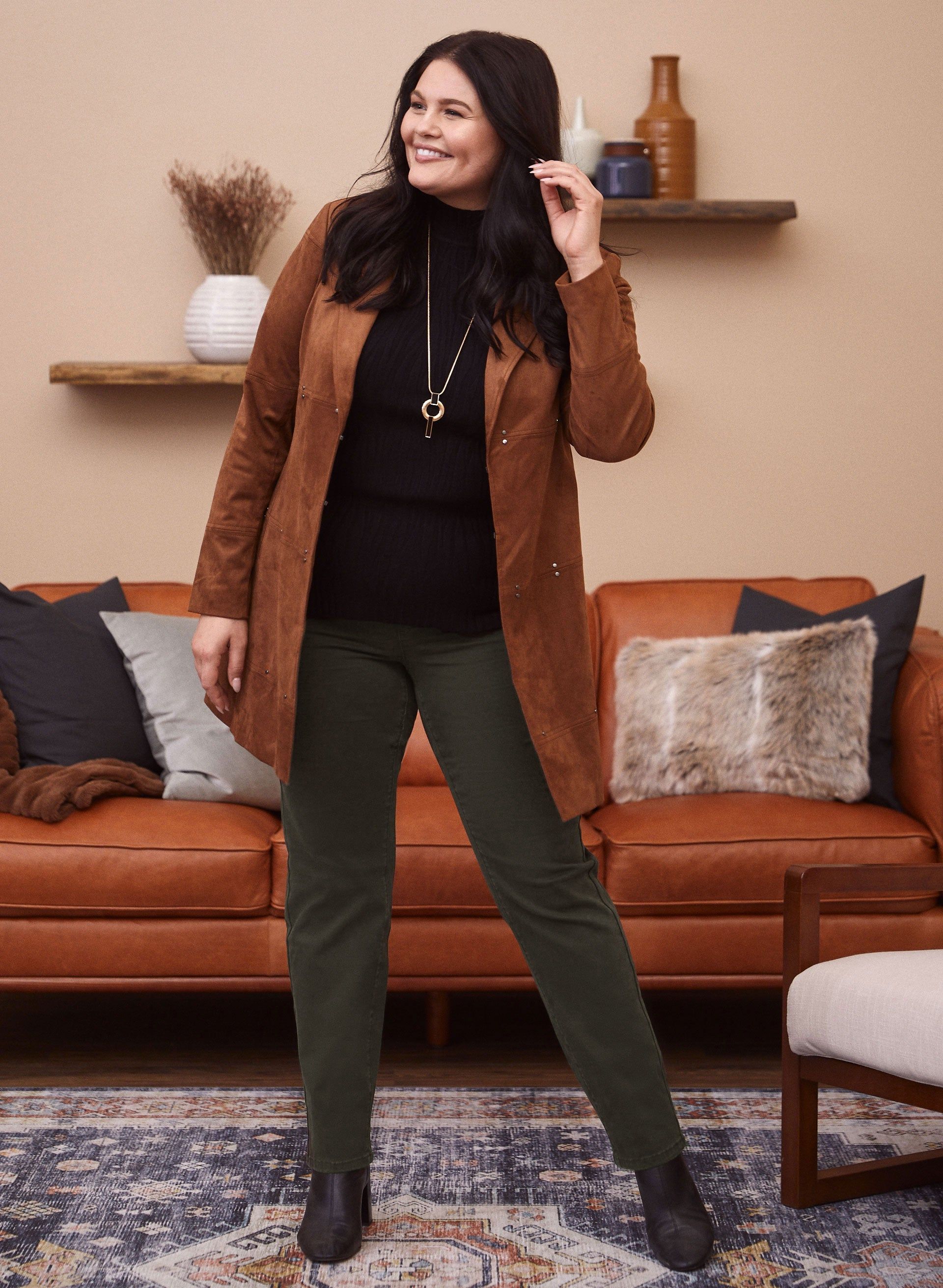 Pull-On Straight Leg Jeans sold by Laura product image thumbnail 5