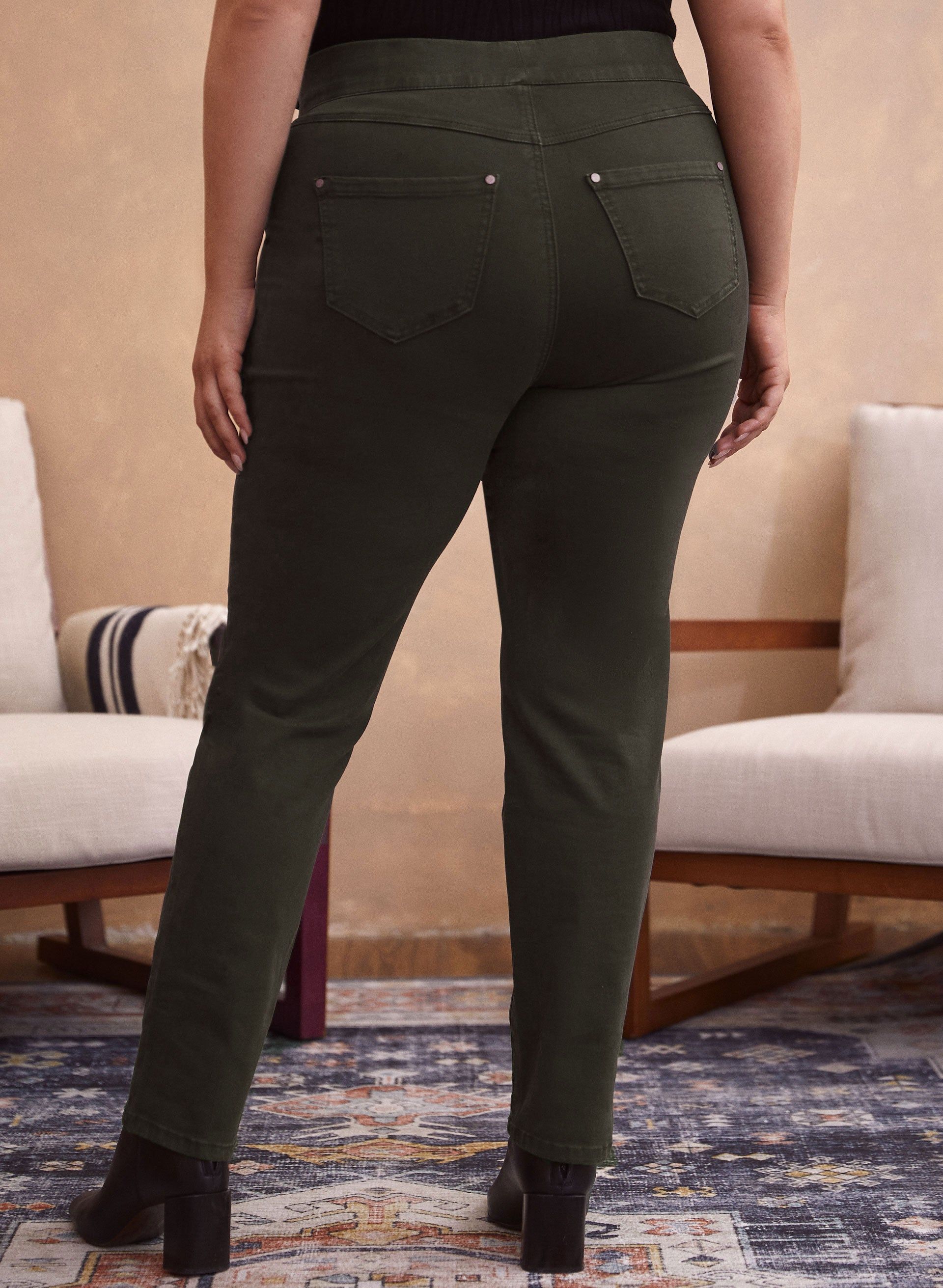 Pull-On Straight Leg Jeans sold by Laura product image thumbnail 2