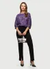 Paisley Print Top & Slim Leg Pants sold by Laura