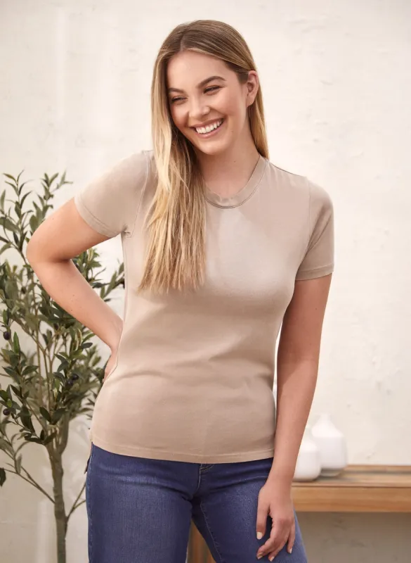 Cotton Modal Tee sold by Laura