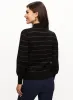 Metallic Stripe Detail Sweater sold by Laura
