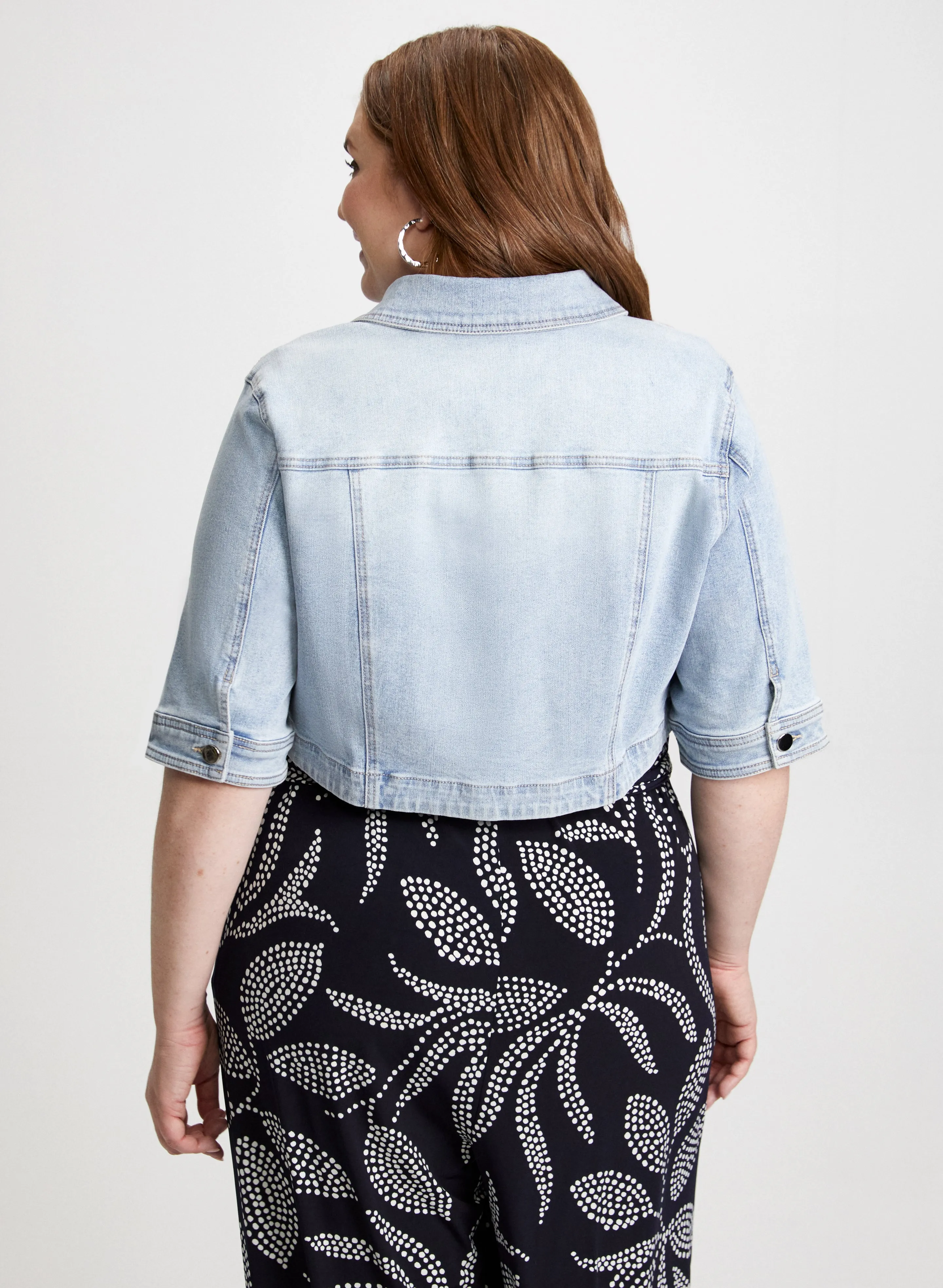Cropped Denim Jacket sold by Laura product image thumbnail 2