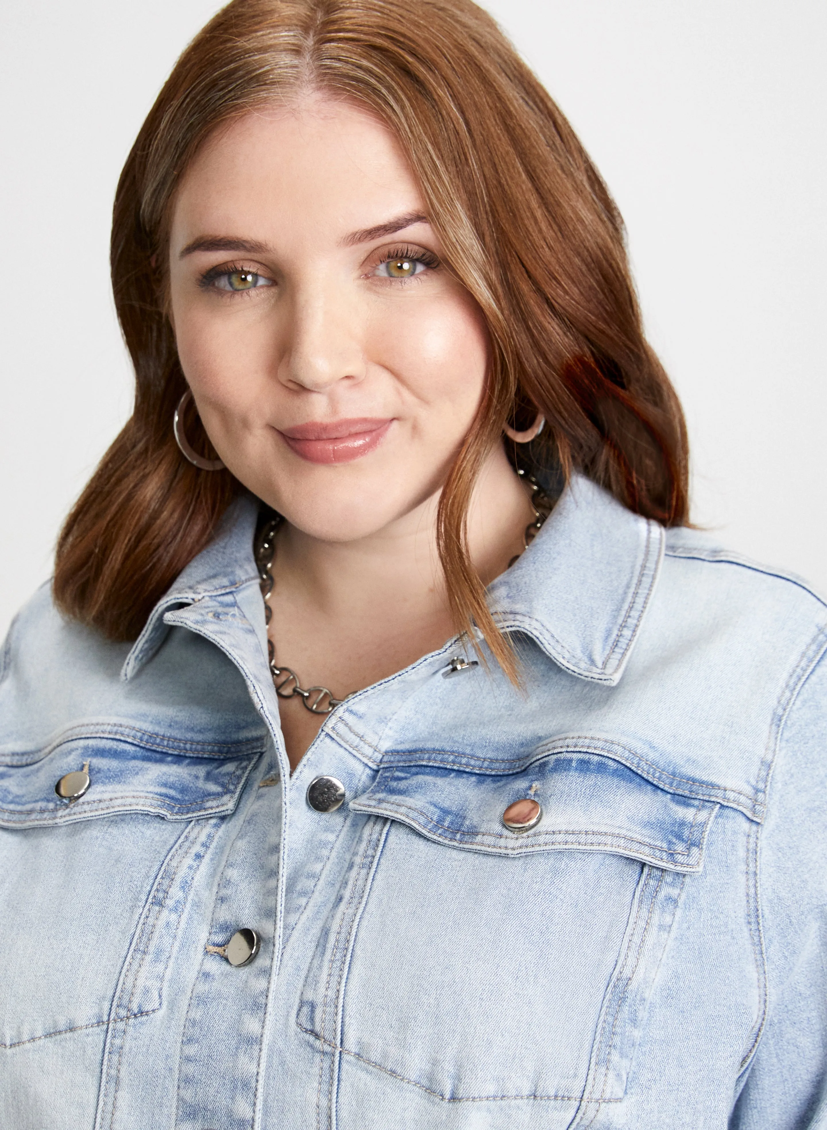 Cropped Denim Jacket sold by Laura product image thumbnail 5